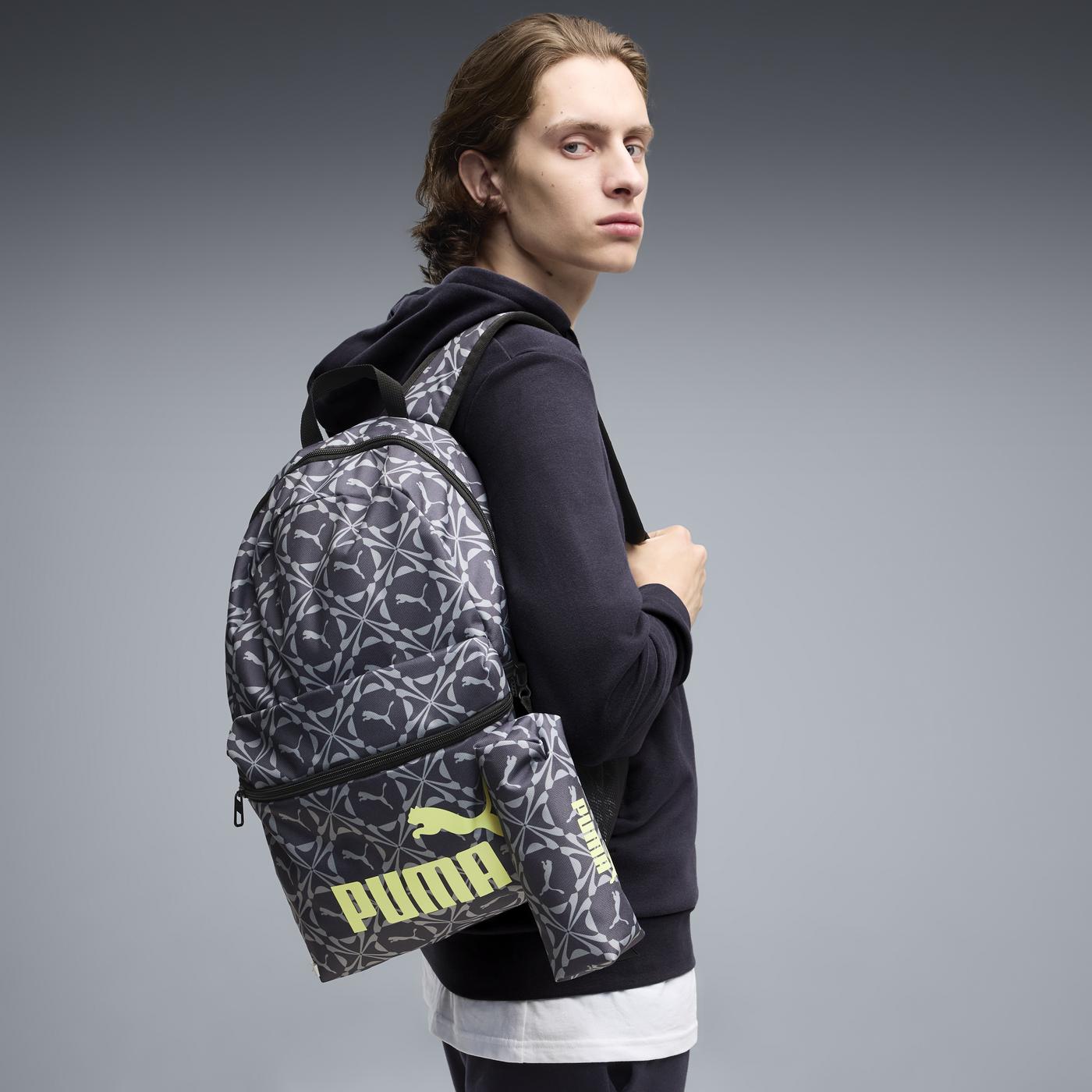 MOCHILA PUMA PHASE AOP  GRIS-4