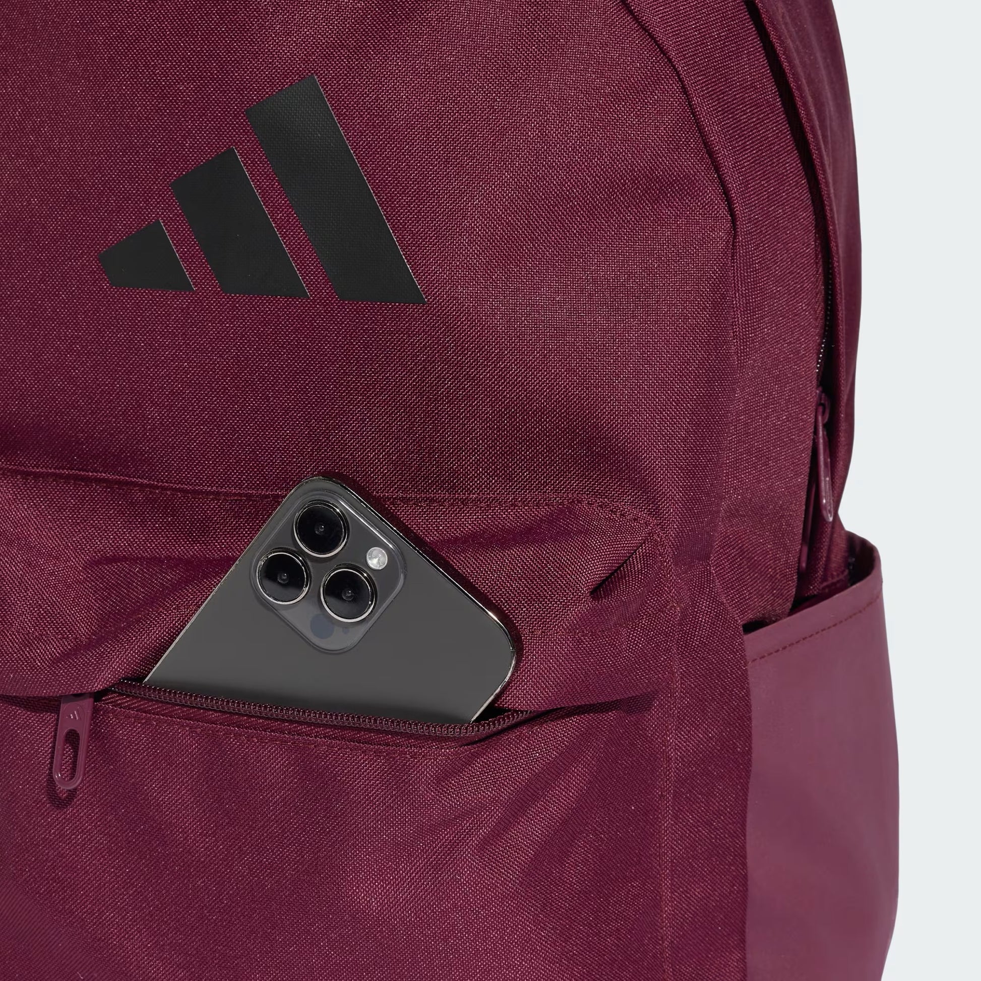 MOCHILA ADIDAS CLASSIC BARS BP VINO TINTO-4