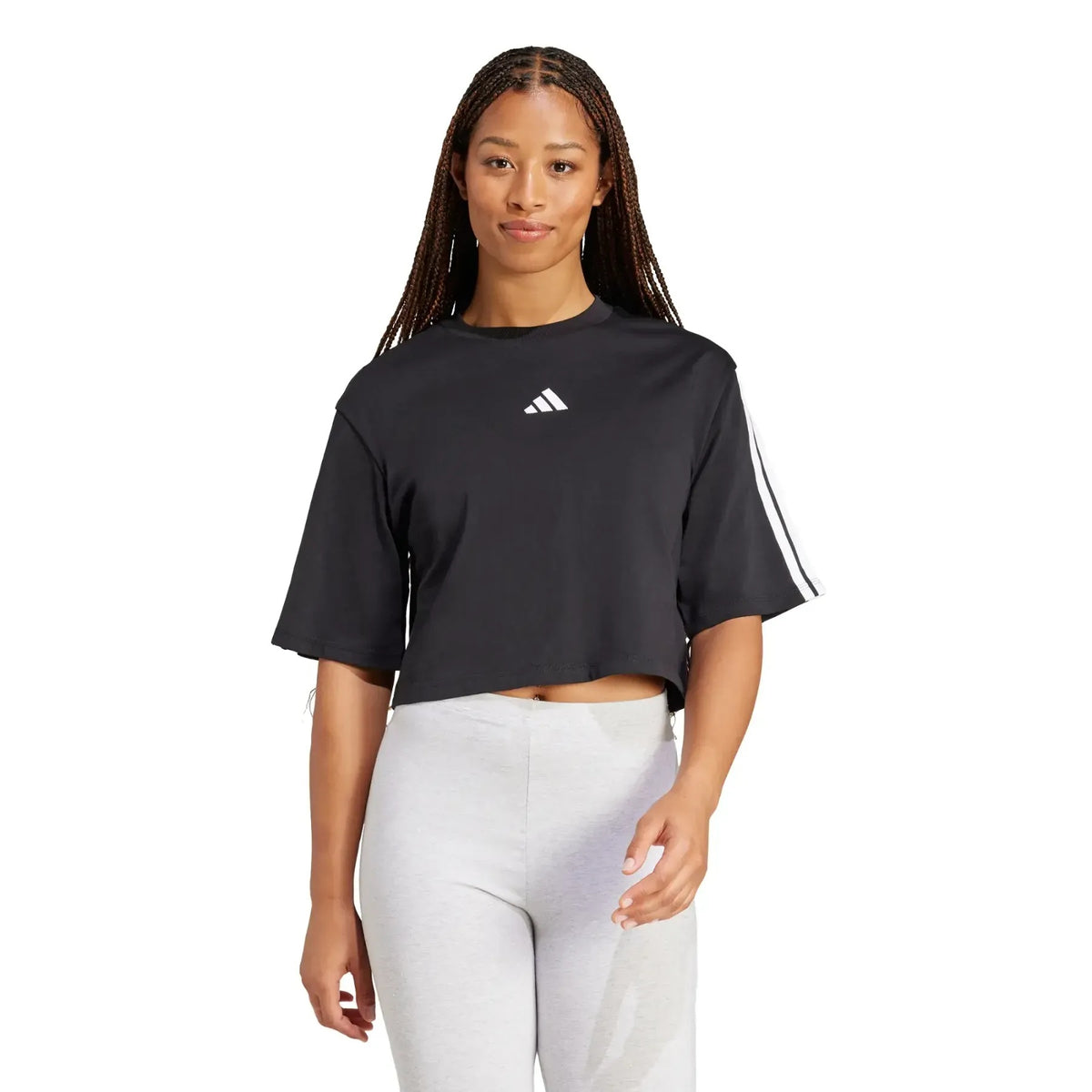 PLAYERA CASUAL NEGRO ADIDAS MUJER-4