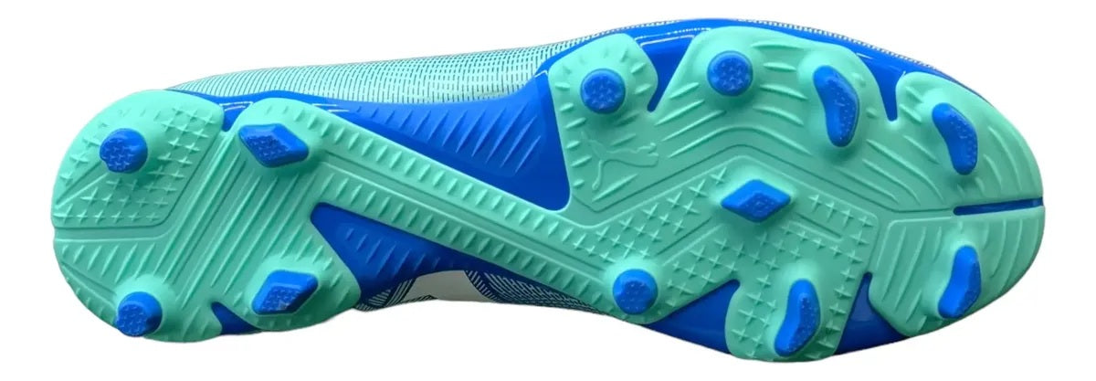 TACOS FUTBOL AZUL PUMA NIÑO-4