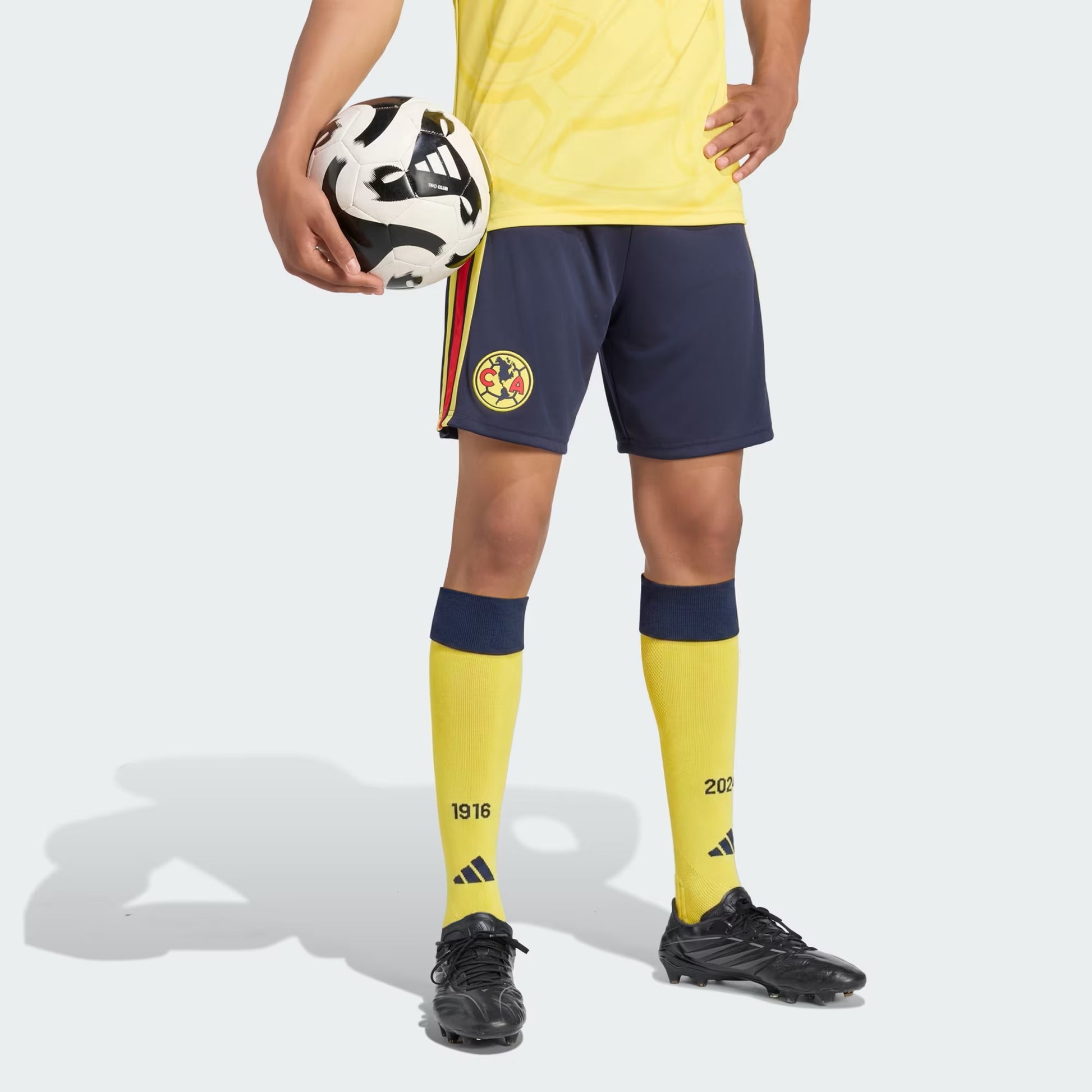 SHORT FUTBOL AZUL ADIDAS HOMBRE-4