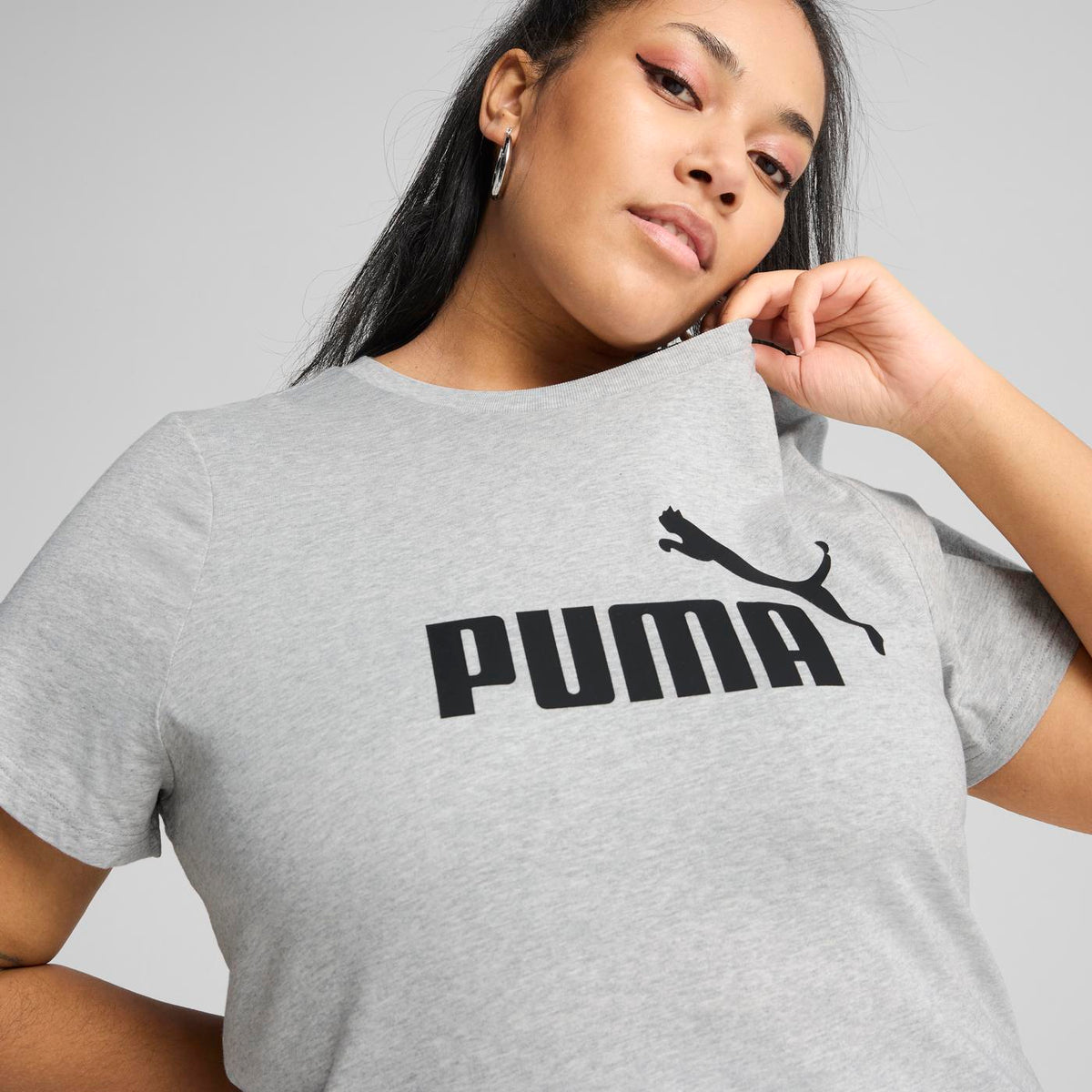 PLAYERA CASUAL GRIS PUMA MUJER-4
