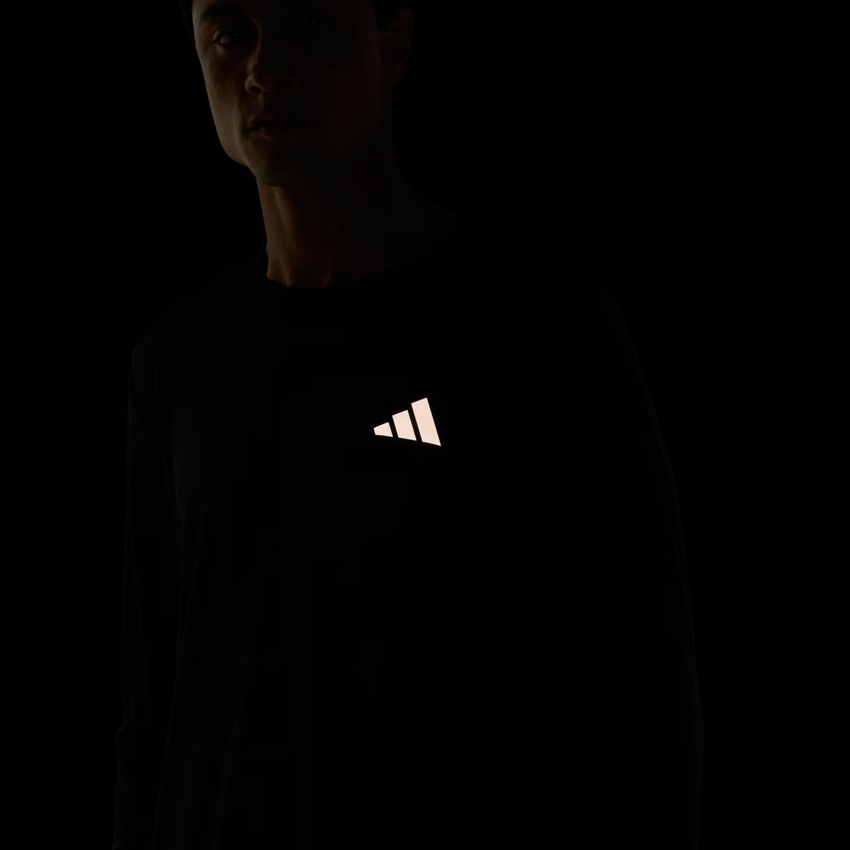 SUDADERA SIN GORRO CORRER NEGRO ADIDAS HOMBRE-4