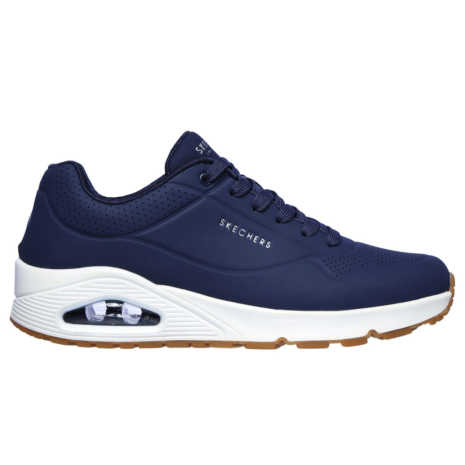 TENIS CASUAL SKECHERS UNO HOMBRE