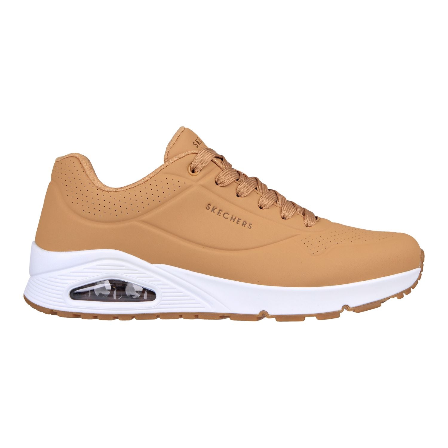 TENIS CASUAL CAFÉ SKECHERS HOMBRE