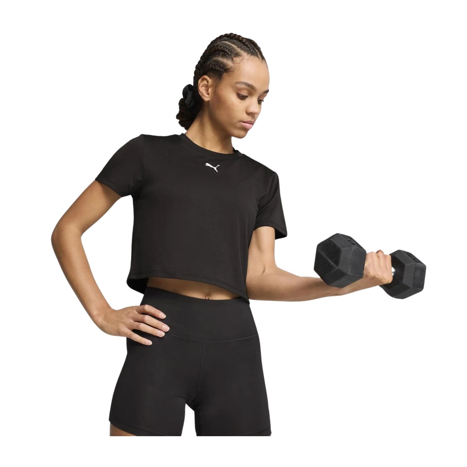PLAYERA CASUAL NEGRO PUMA MUJER-3