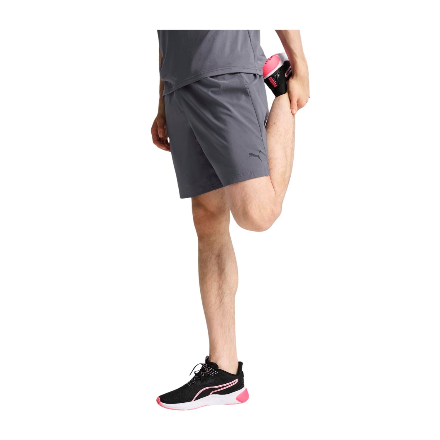 SHORT CORRER GRIS PUMA HOMBRE