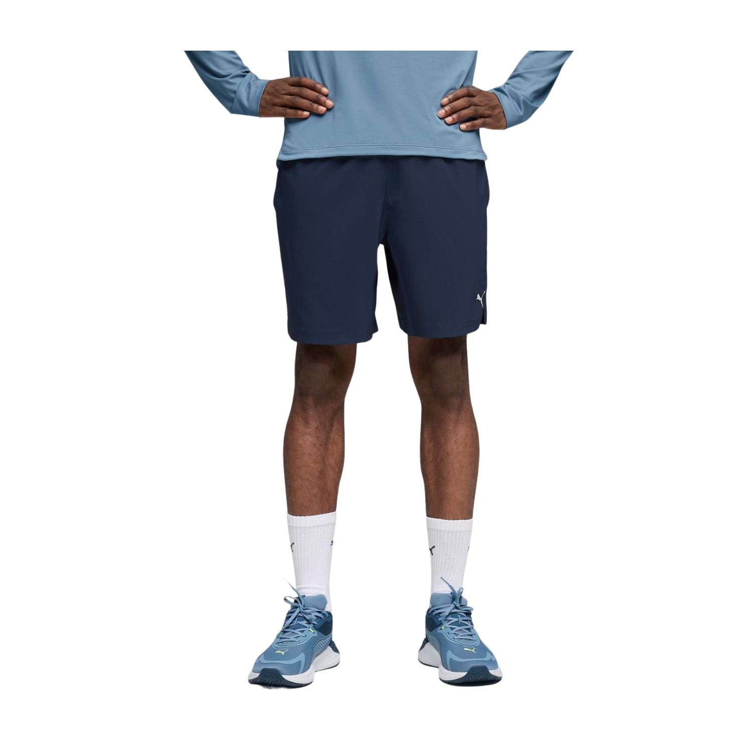 SHORT GYM AZUL PUMA HOMBRE