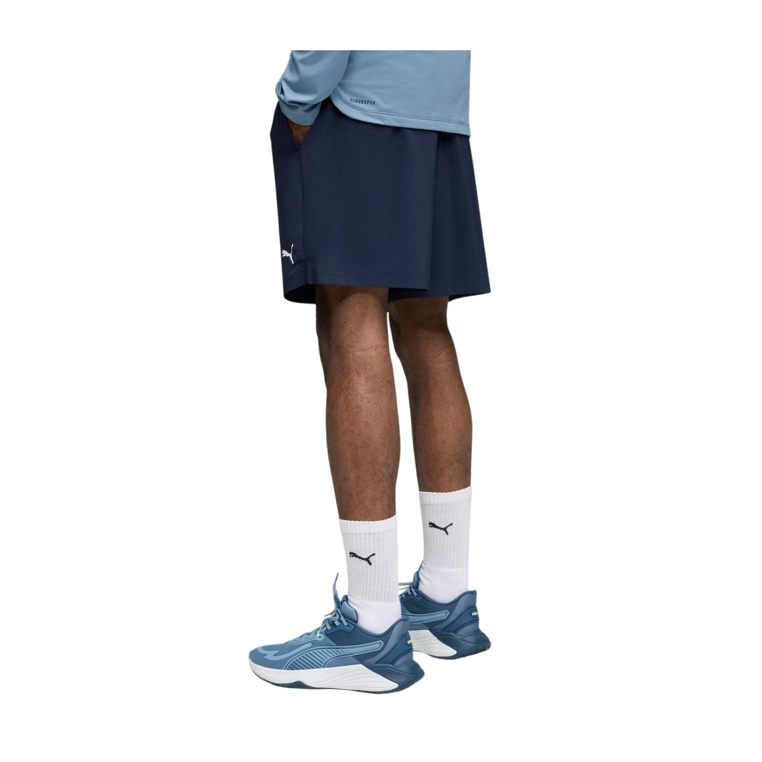 SHORT GYM AZUL PUMA HOMBRE