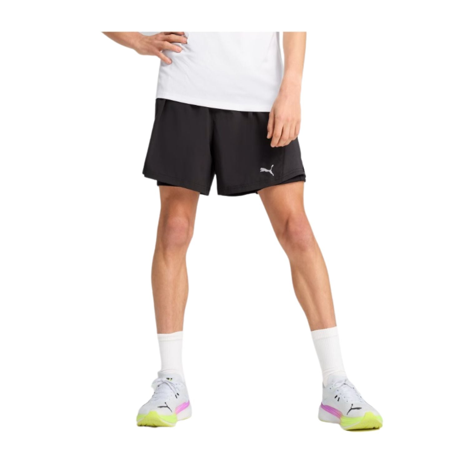 SHORT CORRER NEGRO PUMA HOMBRE-3