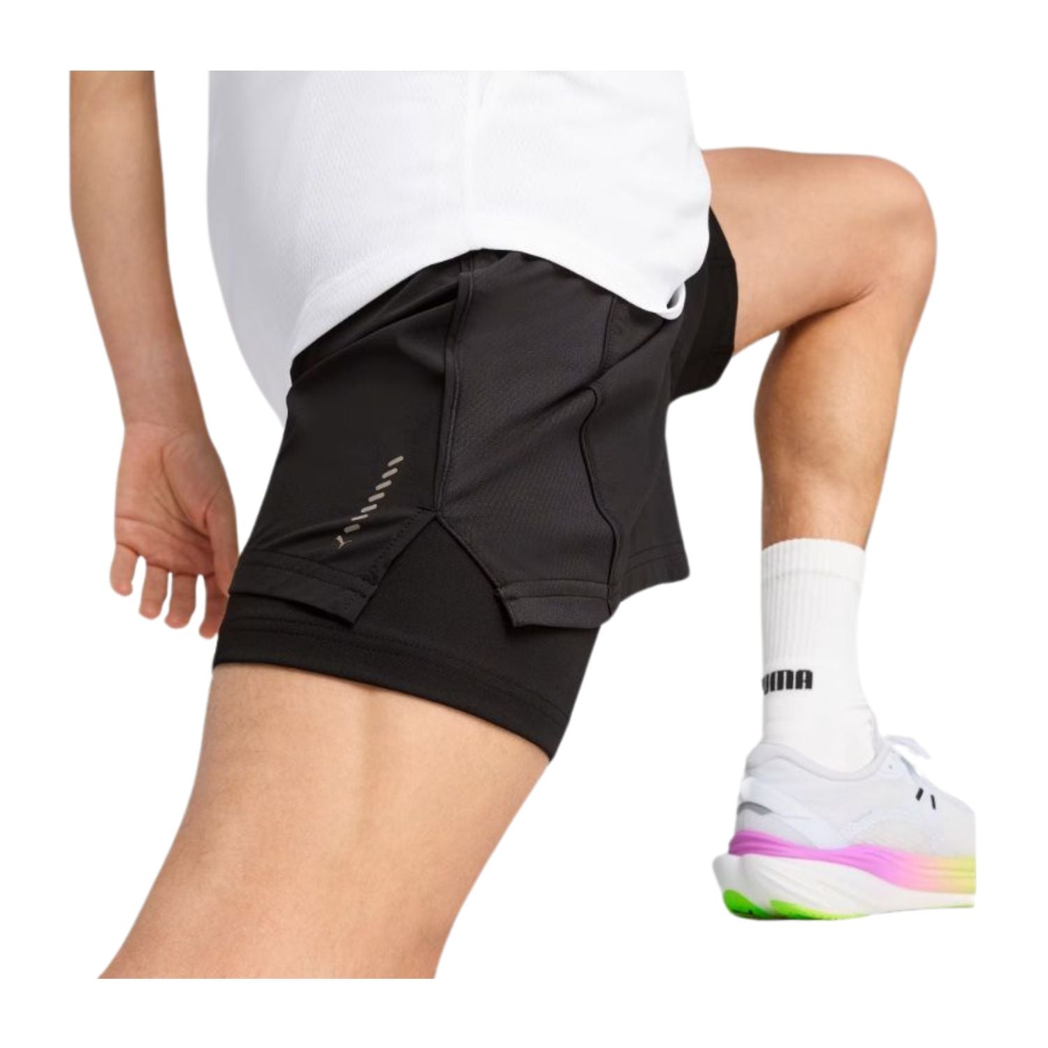 SHORT CORRER NEGRO PUMA HOMBRE-5