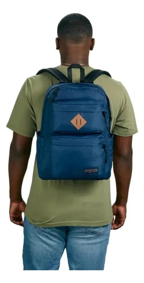 MOCHILA JANSPORT DOUBLE BREAK AZUL-5