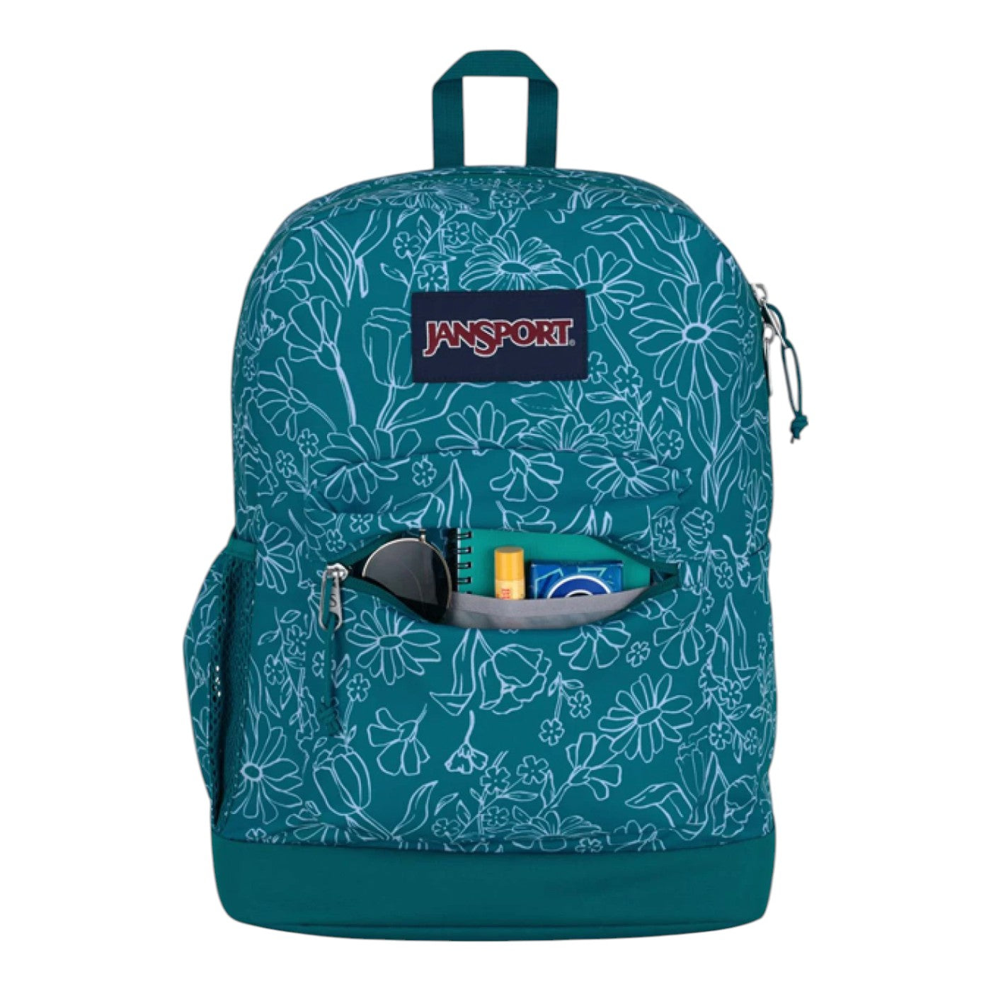 MOCHILA JANSPORT CROSS TOWN PLUS VERDE-5