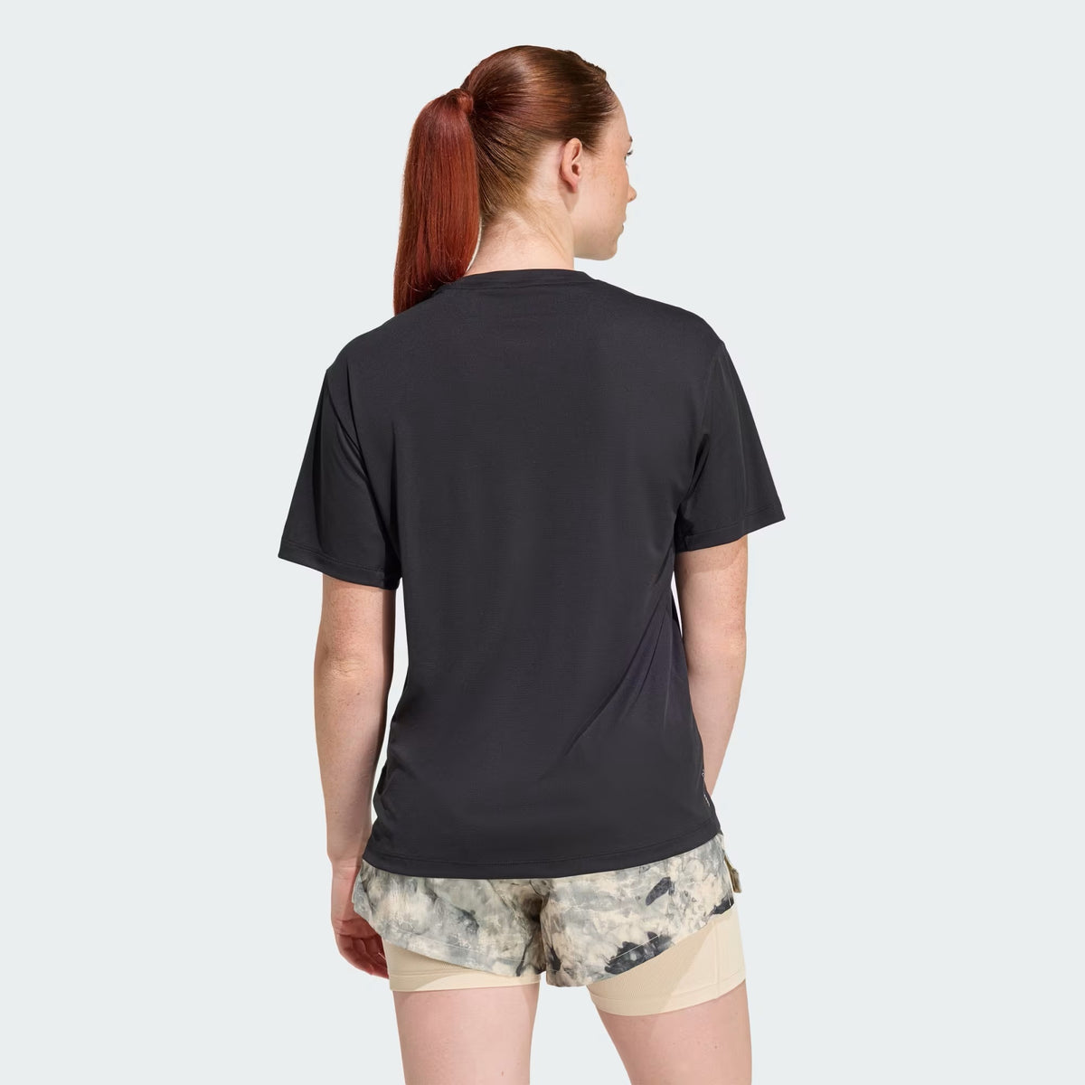 PLAYERA CORRER NEGRO ADIDAS MUJER-5