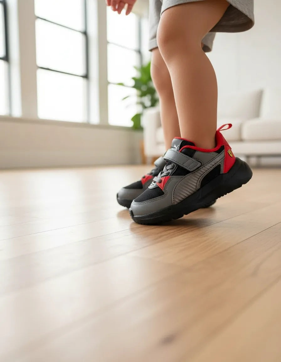 TENIS CASUAL NEGRO PUMA NIÑO-5