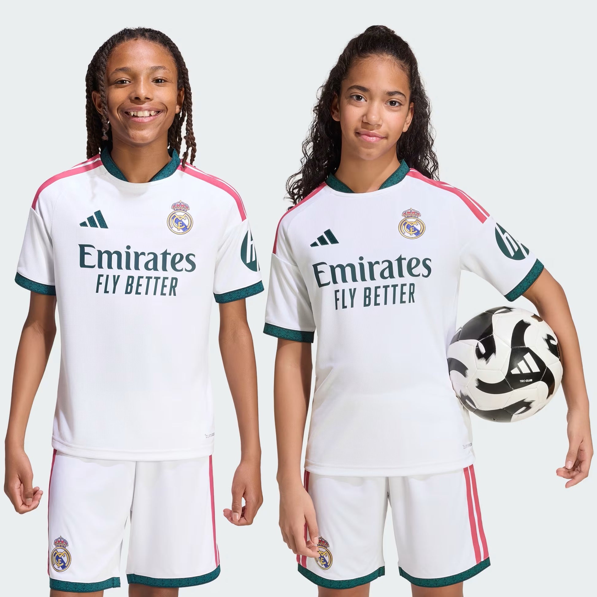 PLAYERA FUTBOL BLANCO ADIDAS NIÑO-5