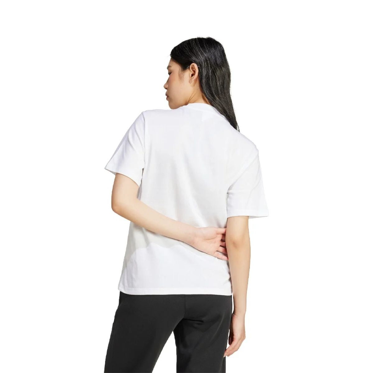 PLAYERA CASUAL BLANCO ADIDAS MUJER-5