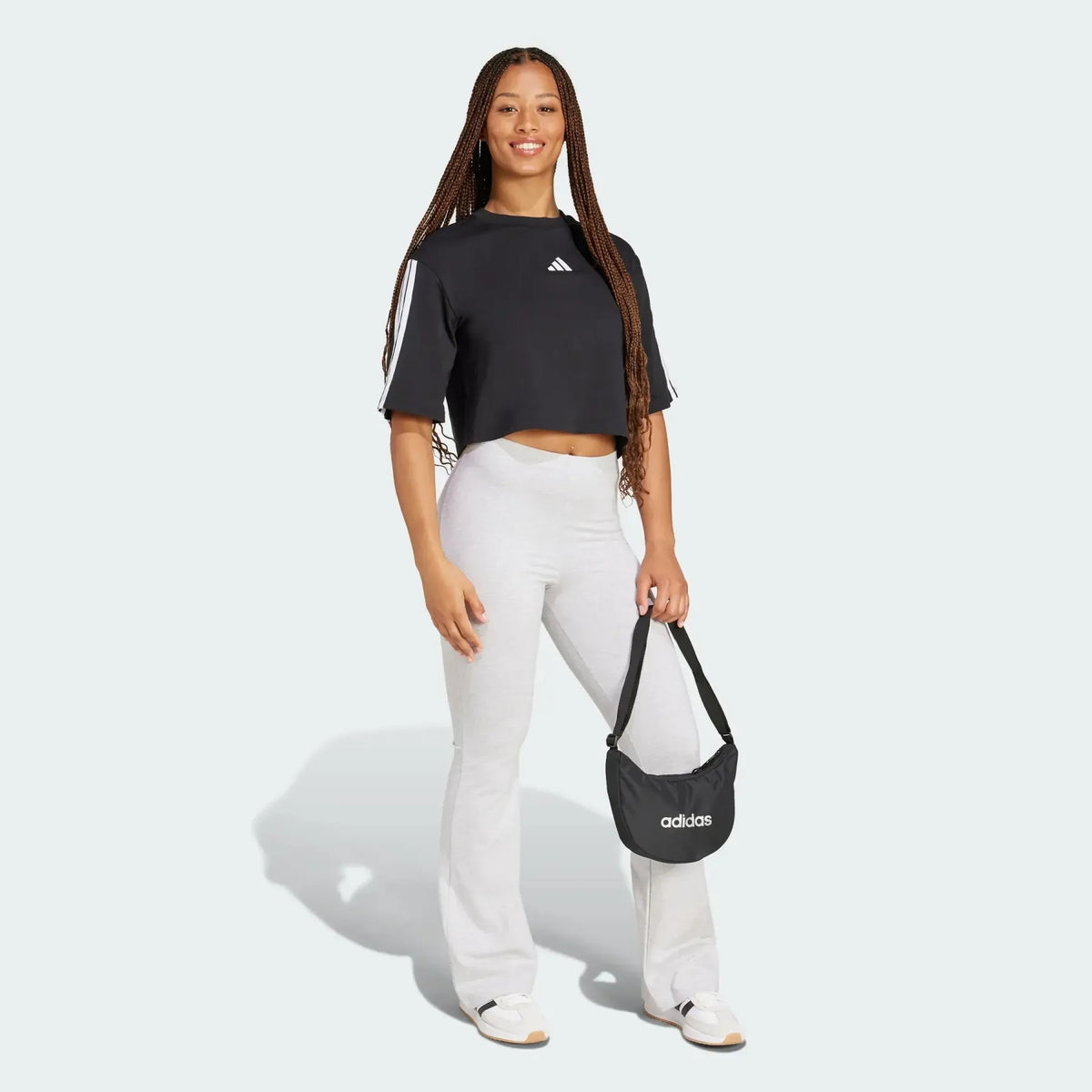 PLAYERA CASUAL NEGRO ADIDAS MUJER-5