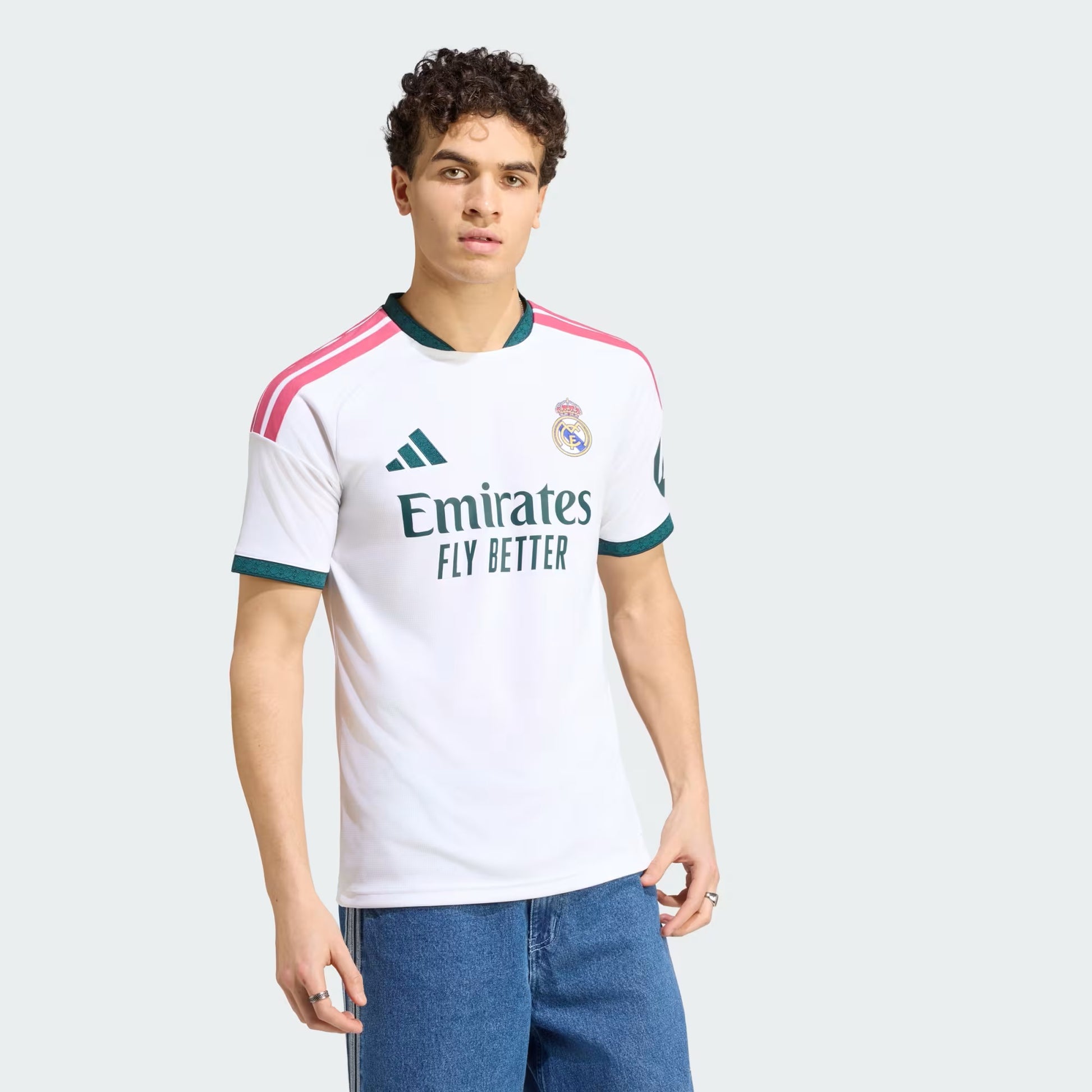 PLAYERA FUTBOL BLANCO ADIDAS HOMBRE-5