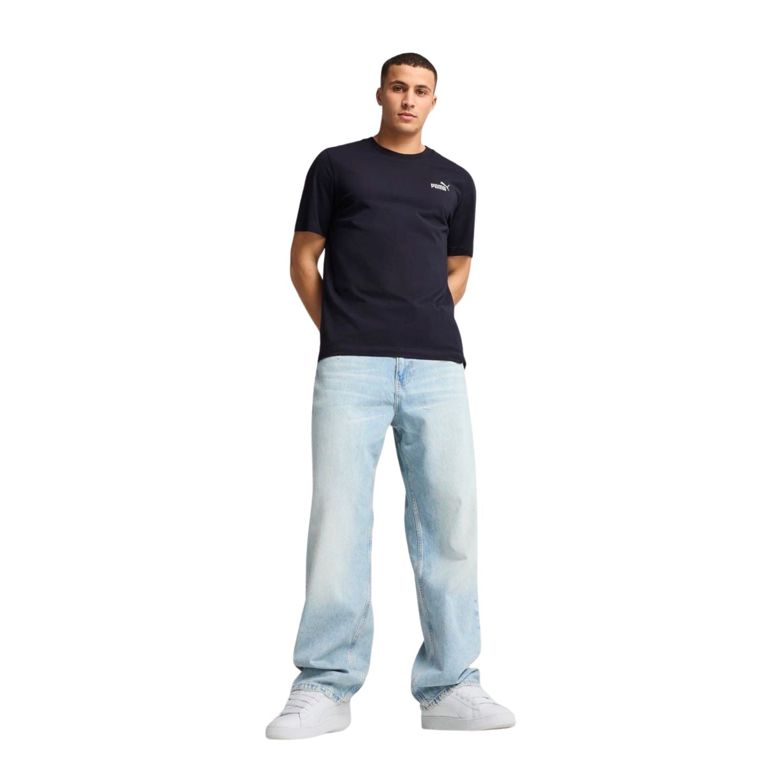 PLAYERA CASUAL AZUL PUMA HOMBRE-5