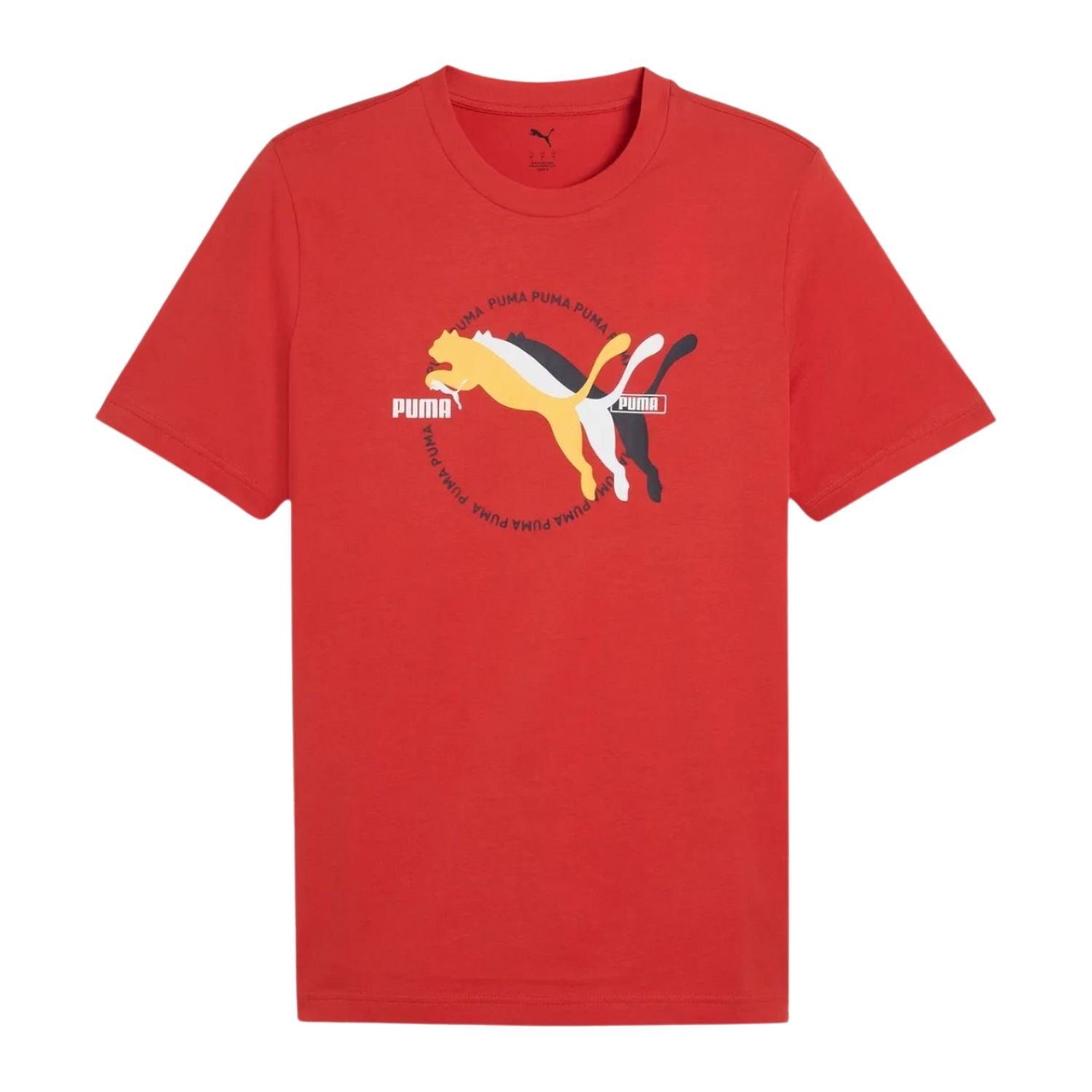 PLAYERA CASUAL ROJO PUMA HOMBRE-1