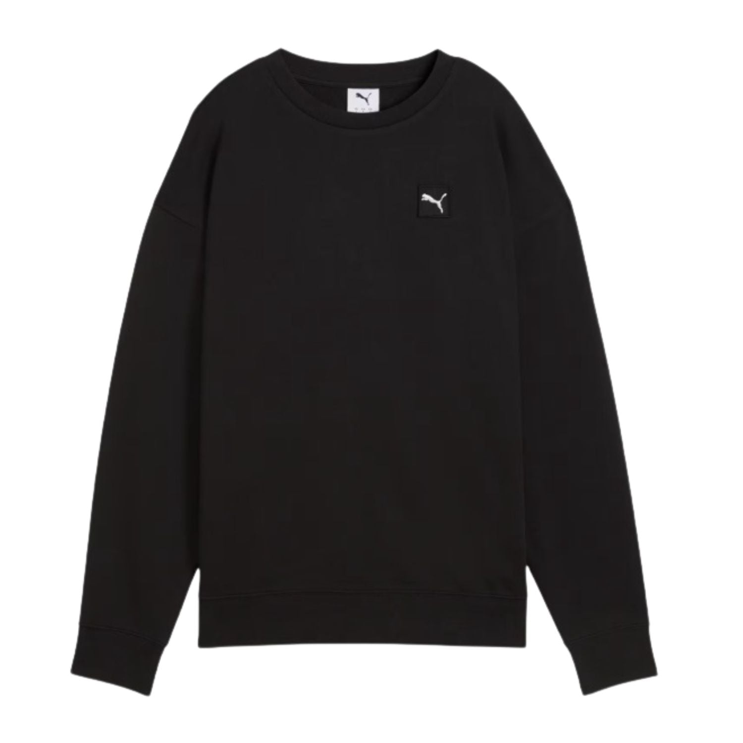 SUDADERA SIN GORRO CASUAL NEGRO PUMA MUJER