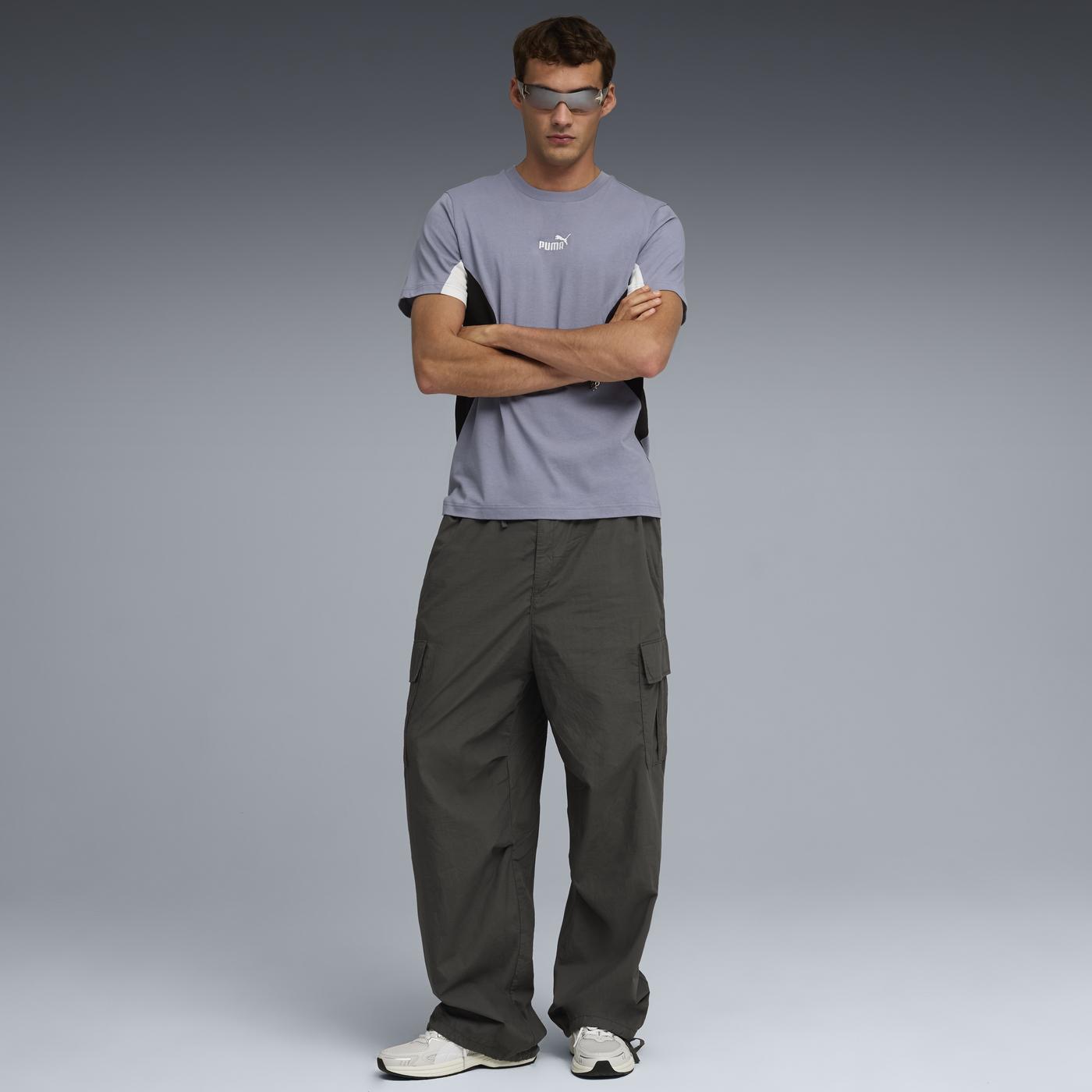 PLAYERA CASUAL AZUL PUMA HOMBRE