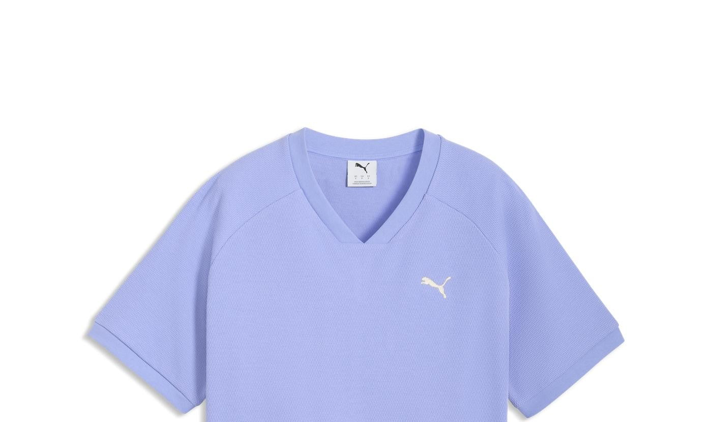 PLAYERA CASUAL MORADO PUMA MUJER