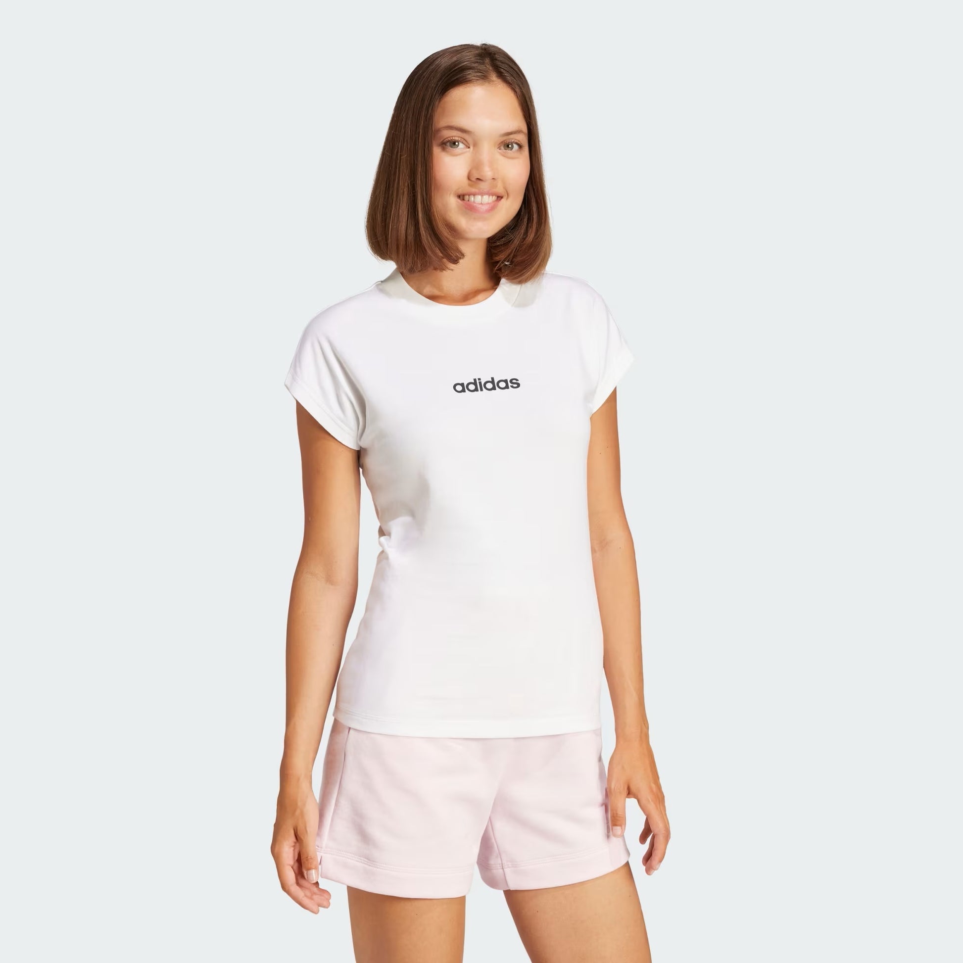 PLAYERA CASUAL BLANCO ADIDAS MUJER-6