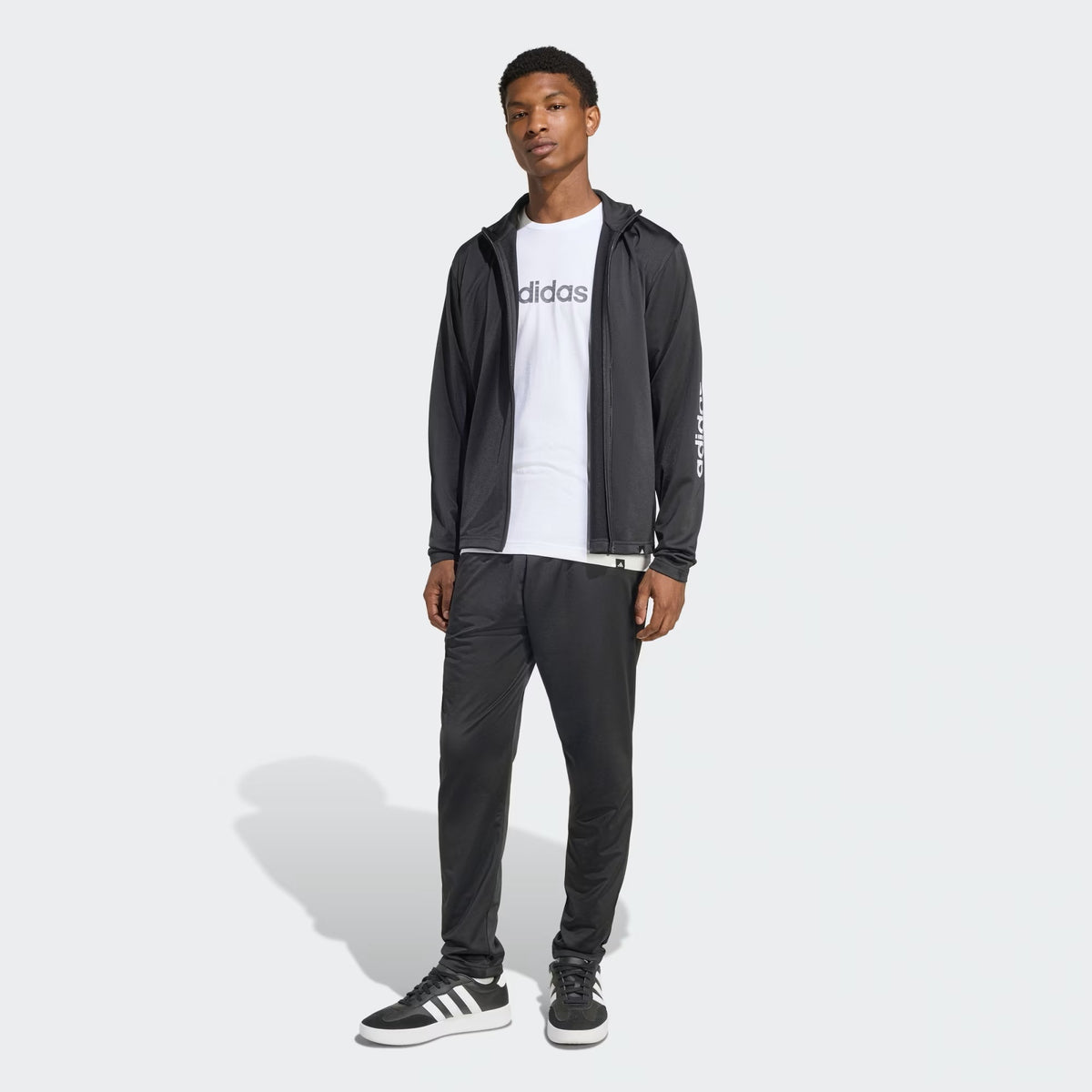 TRAJE DEPORTIVO CASUAL NEGRO ADIDAS HOMBRE-6