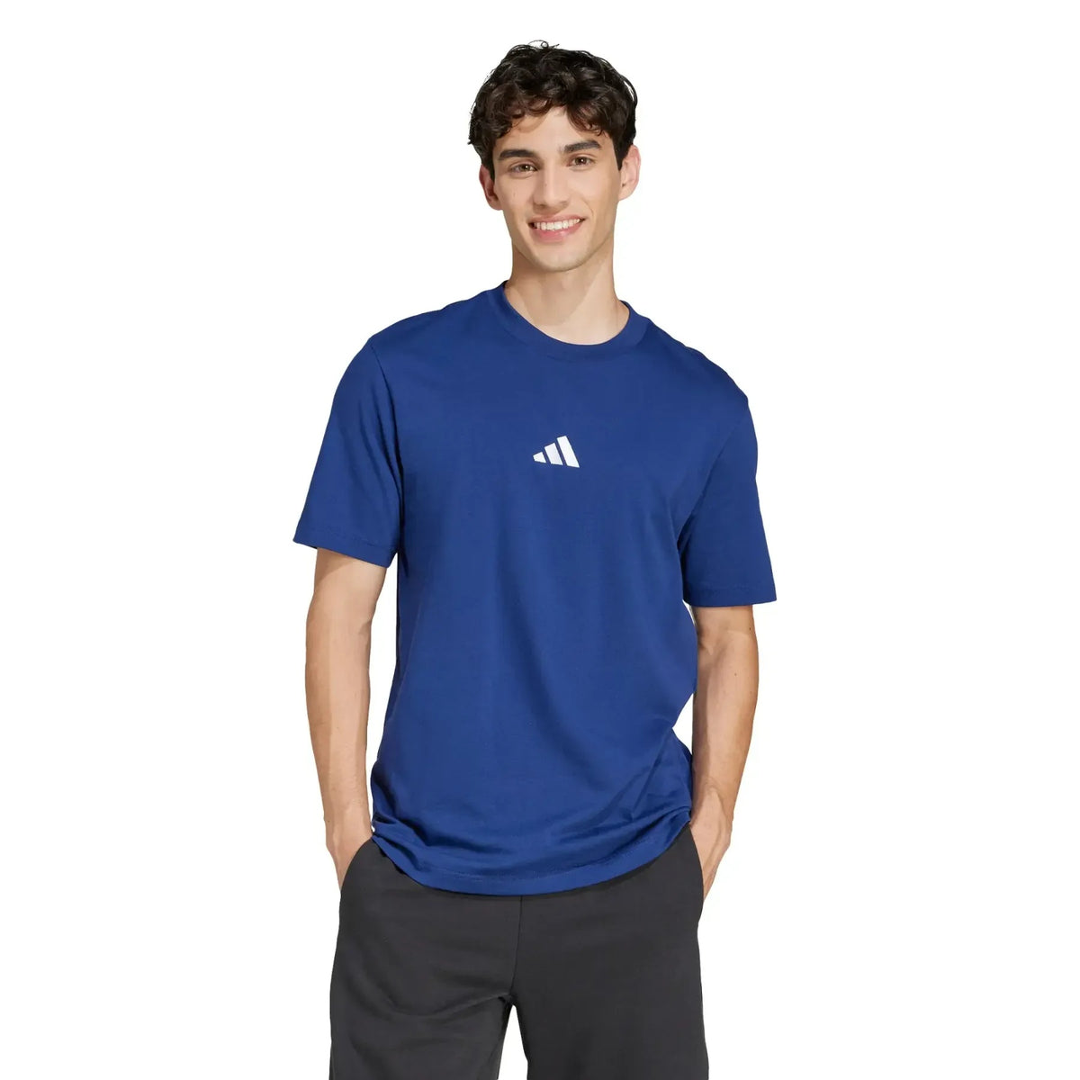 PLAYERA CORRER AZUL MARINO ADIDAS HOMBRE-6