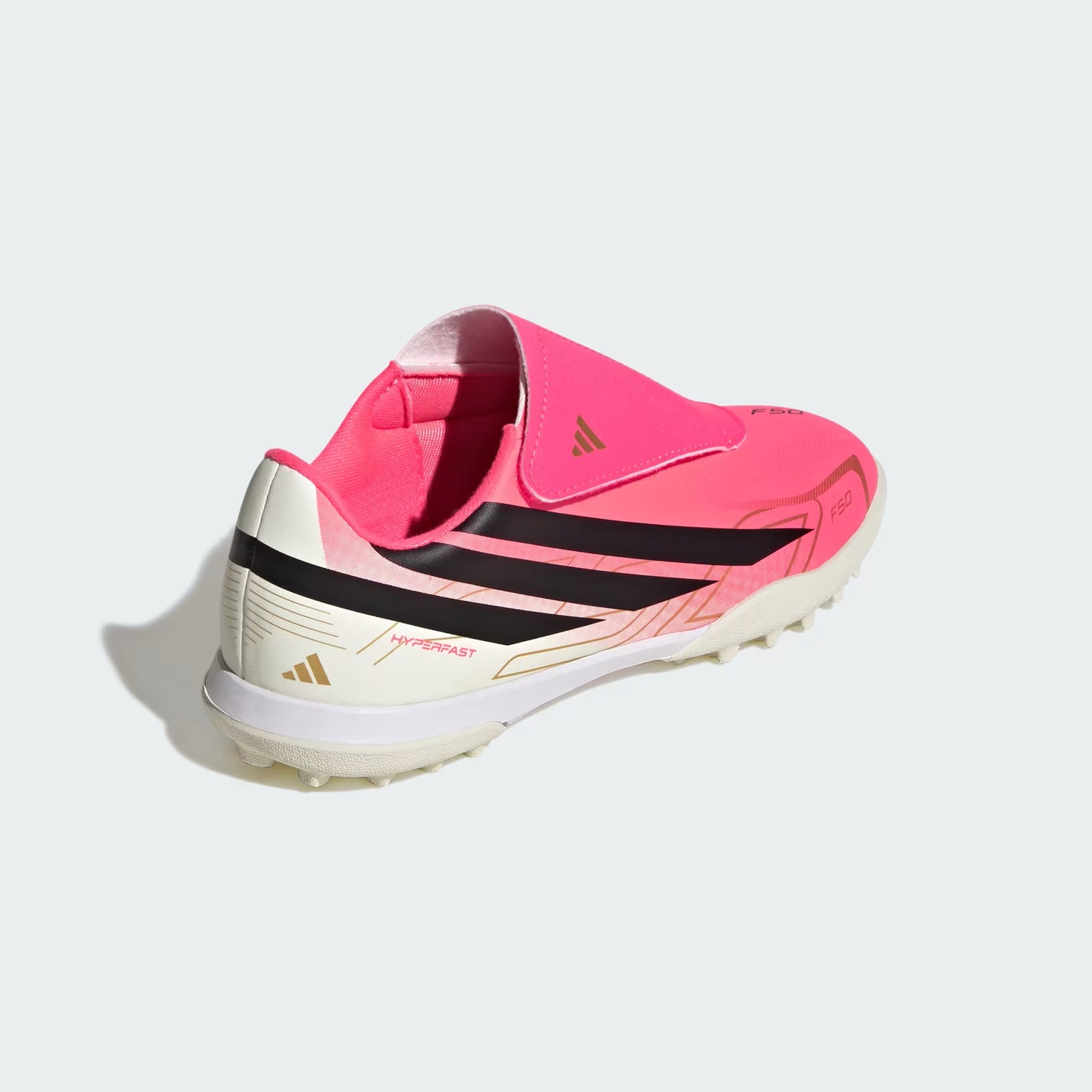 TACOS PARA PASTO SINTÉTICO FUTBOL ADIDAS F50 HYPERFAST CLUB PARA NIÑO-6
