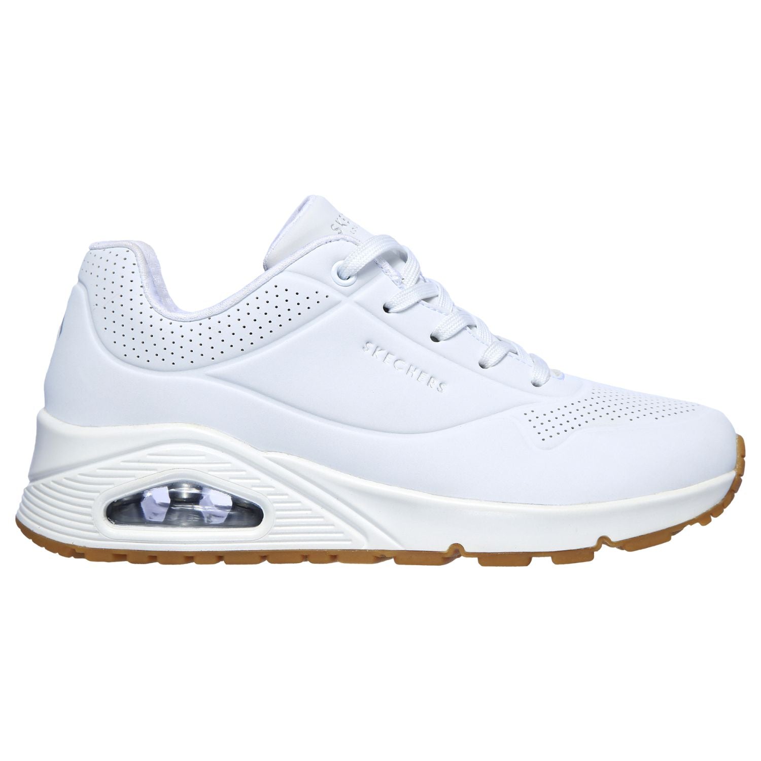 TENIS CASUAL BLANCO SKECHERS MUJER