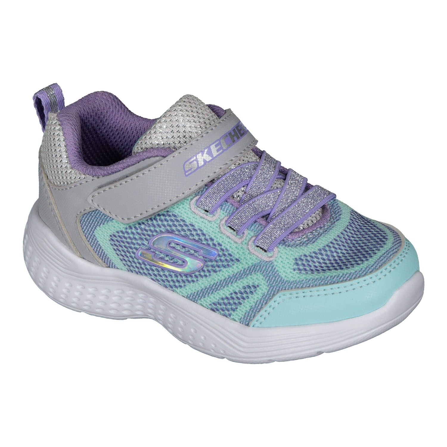 SLIP ON VELCRO CASUAL SKECHERS SNAP SPRINTS NIÑO-3