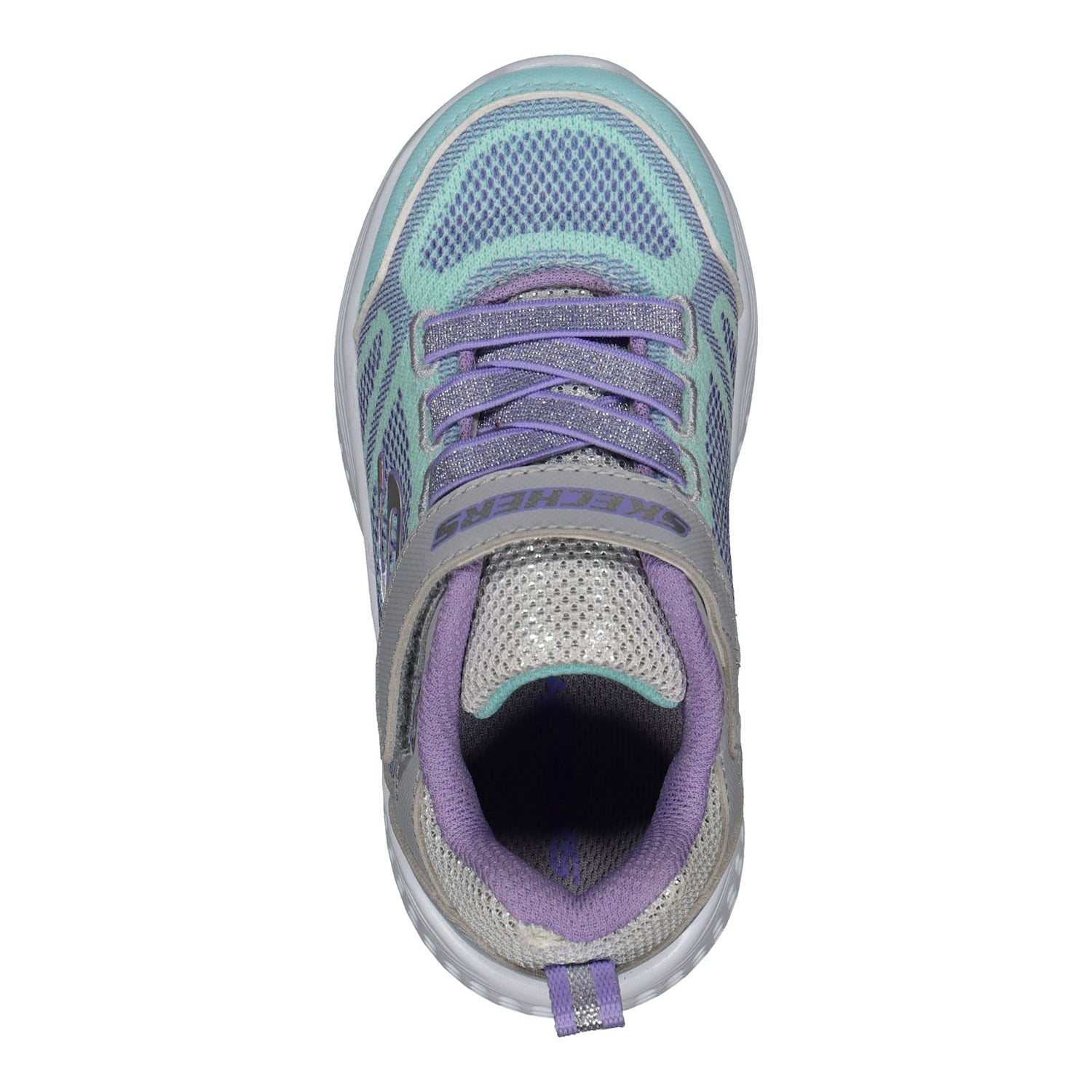 SLIP ON VELCRO CASUAL SKECHERS SNAP SPRINTS NIÑO-4