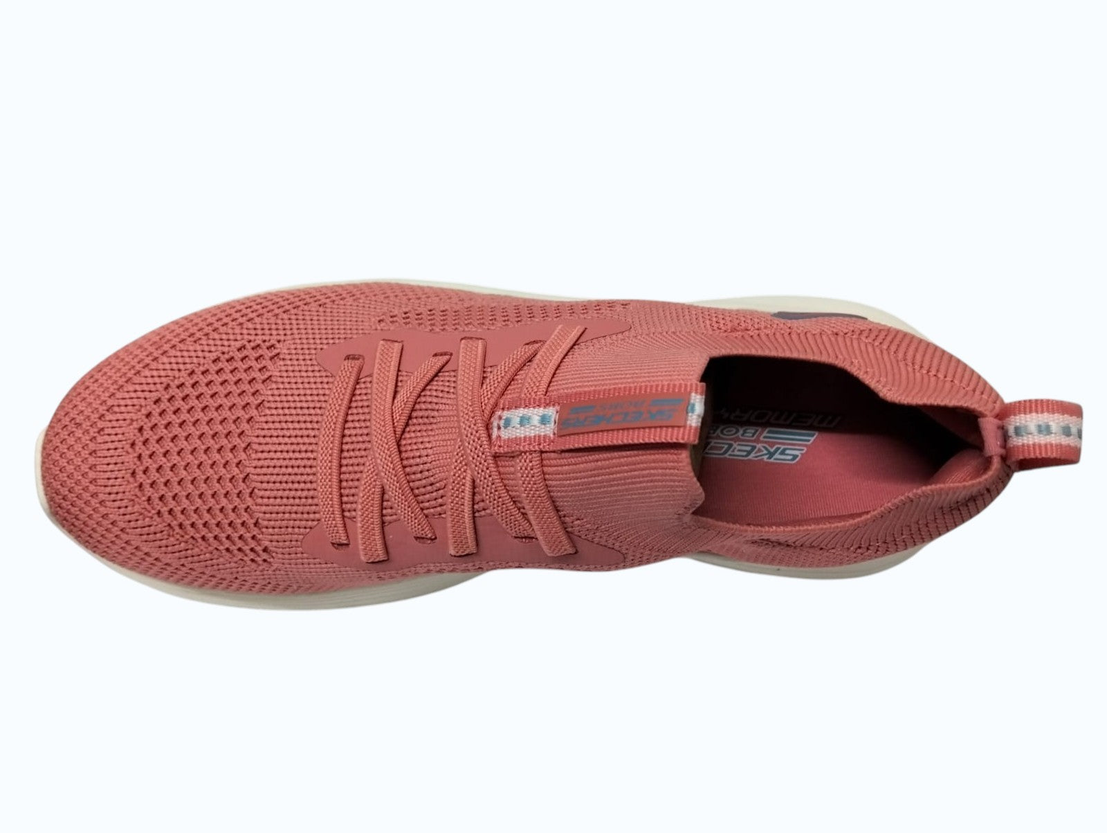 TENIS CASUAL ROJO SKECHERS MUJER BOBS SQUAD WAVES