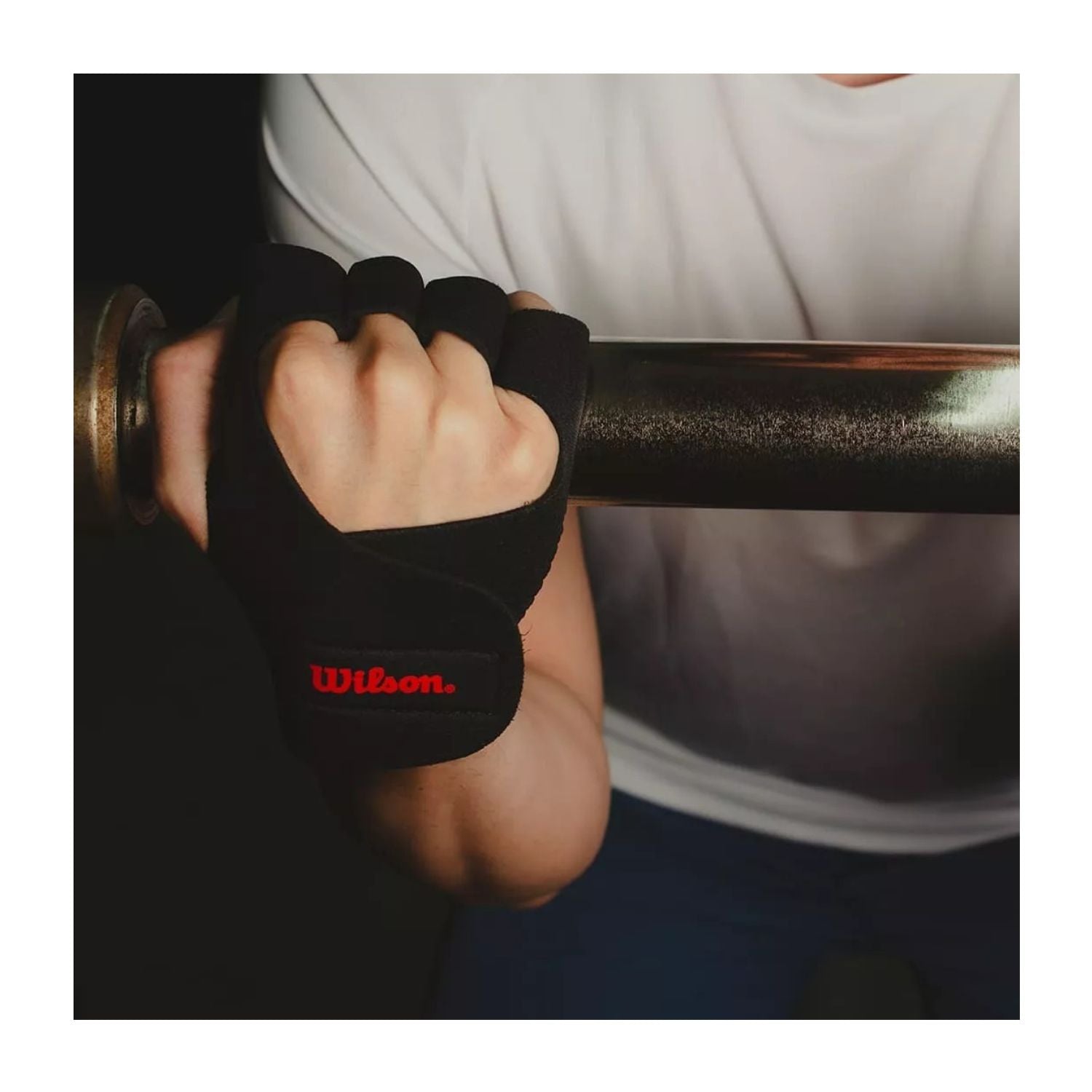GUANTES GYM NEGRO SPORTECH UNISEX-2