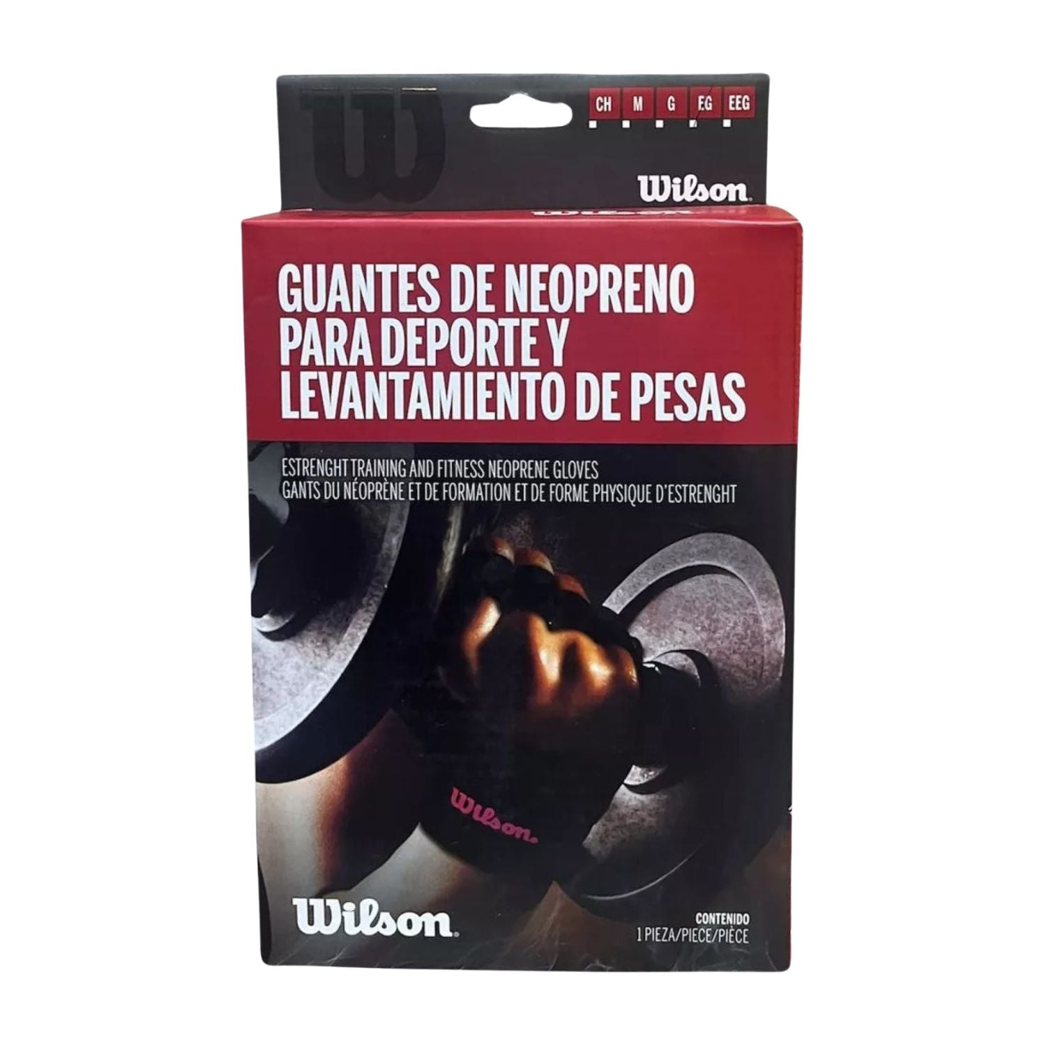 GUANTES GYM NEGRO SPORTECH UNISEX-3