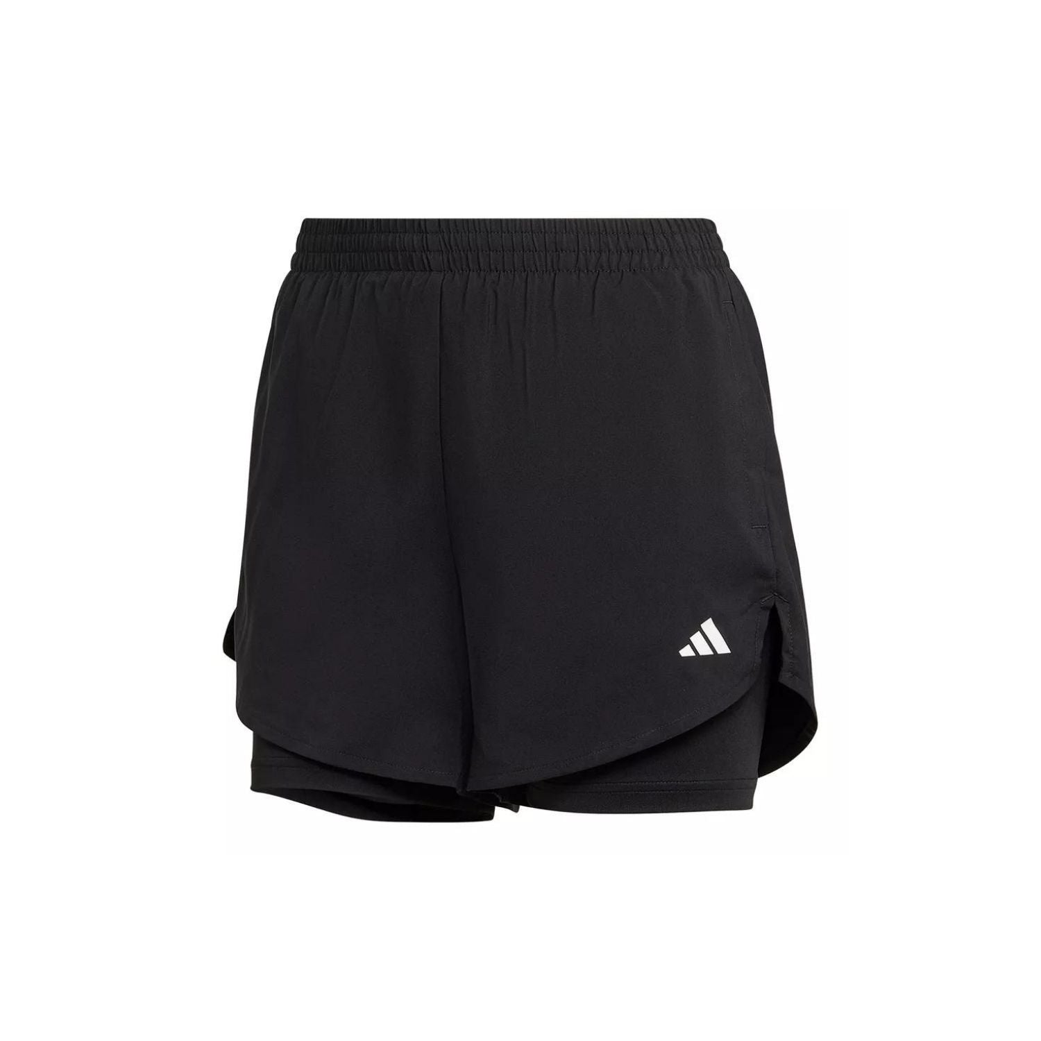 SHORT CORRER NEGRO ADIDAS MUJER