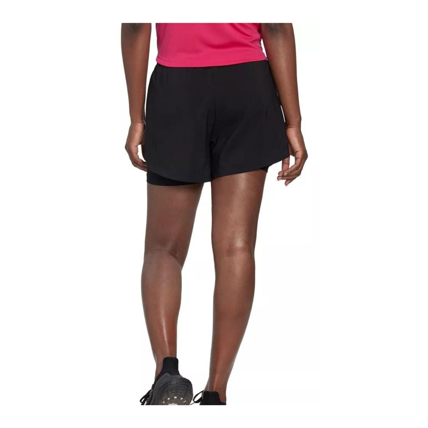 SHORT CORRER NEGRO ADIDAS MUJER-3