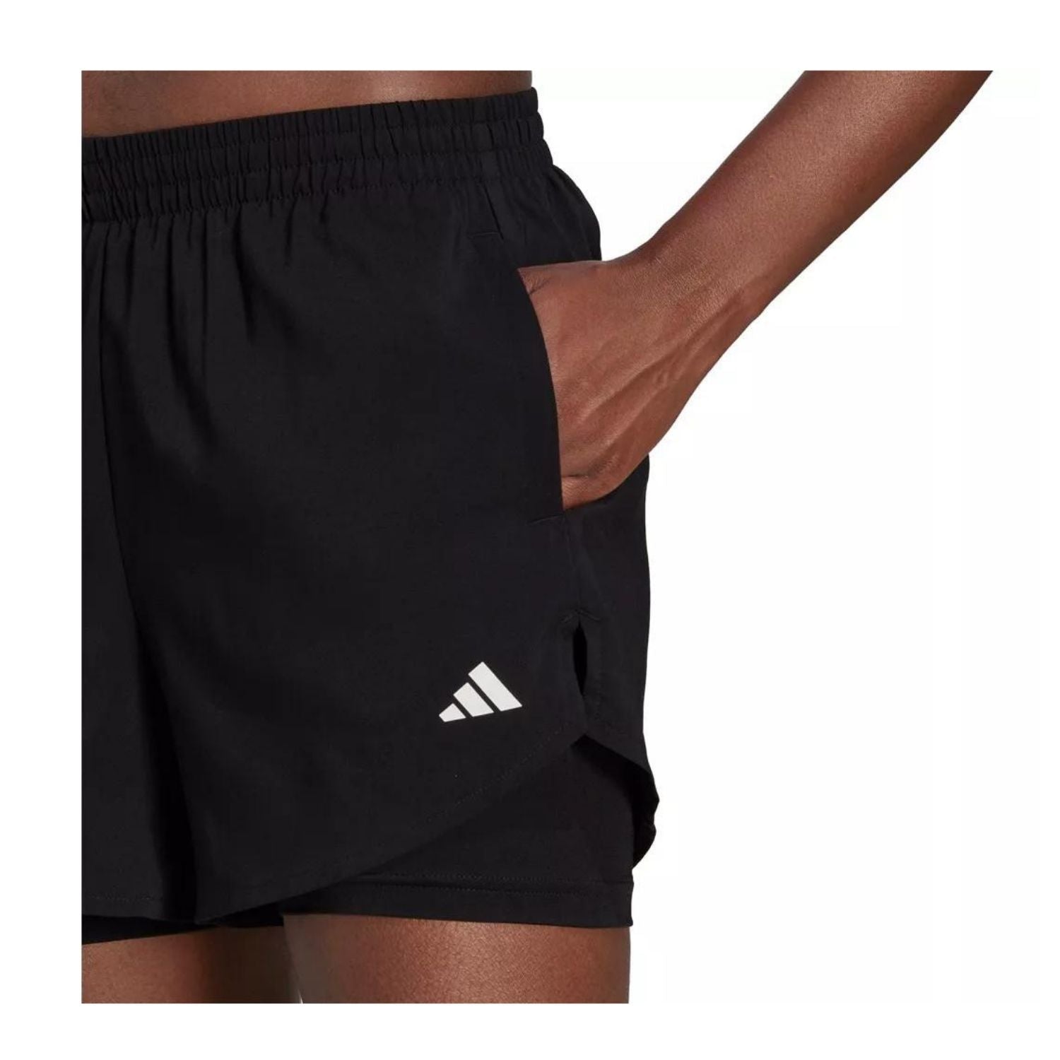 SHORT CORRER NEGRO ADIDAS MUJER-4