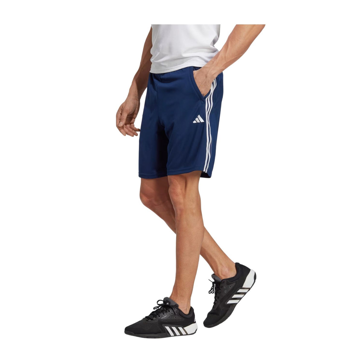 SHORT GYM AZUL ADIDAS HOMBRE