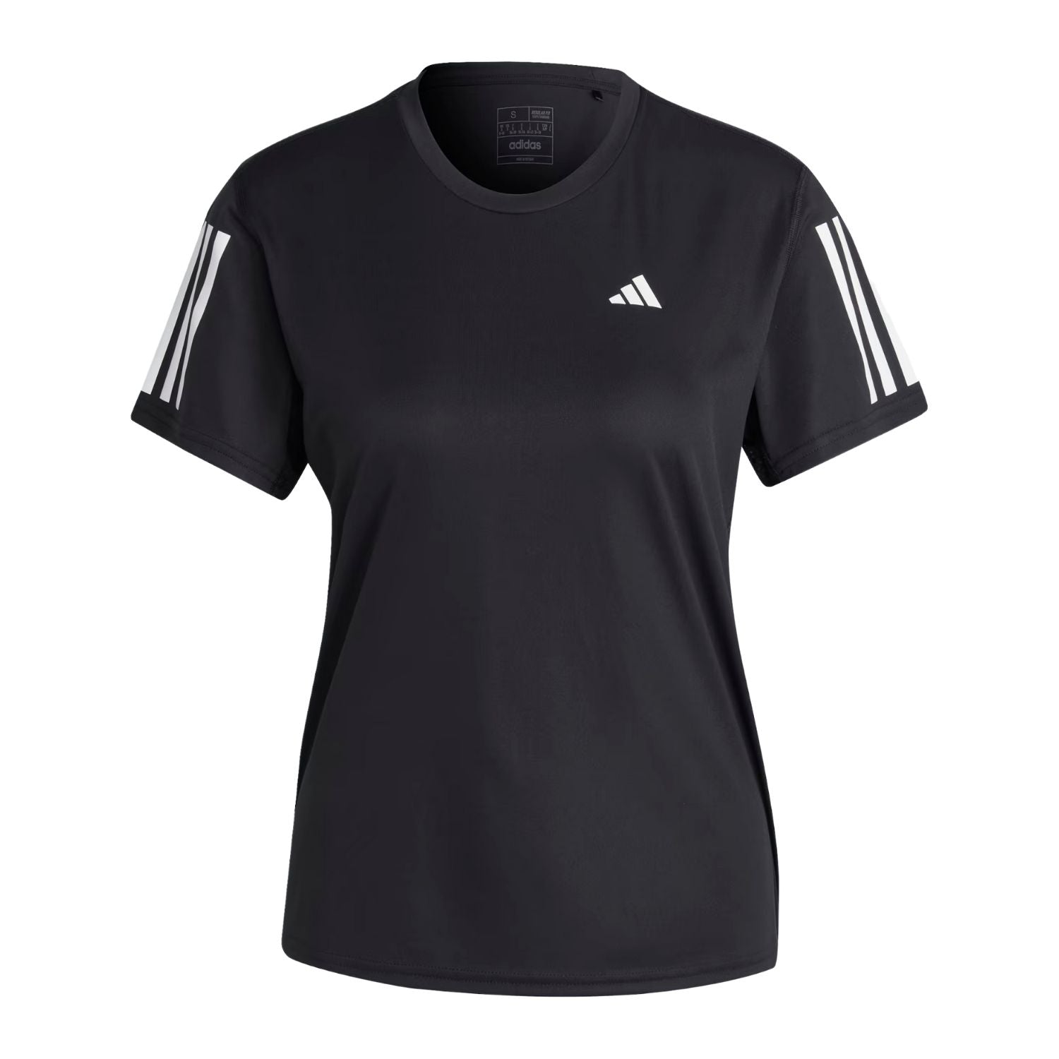 PLAYERA CORRER NEGRO ADIDAS MUJER