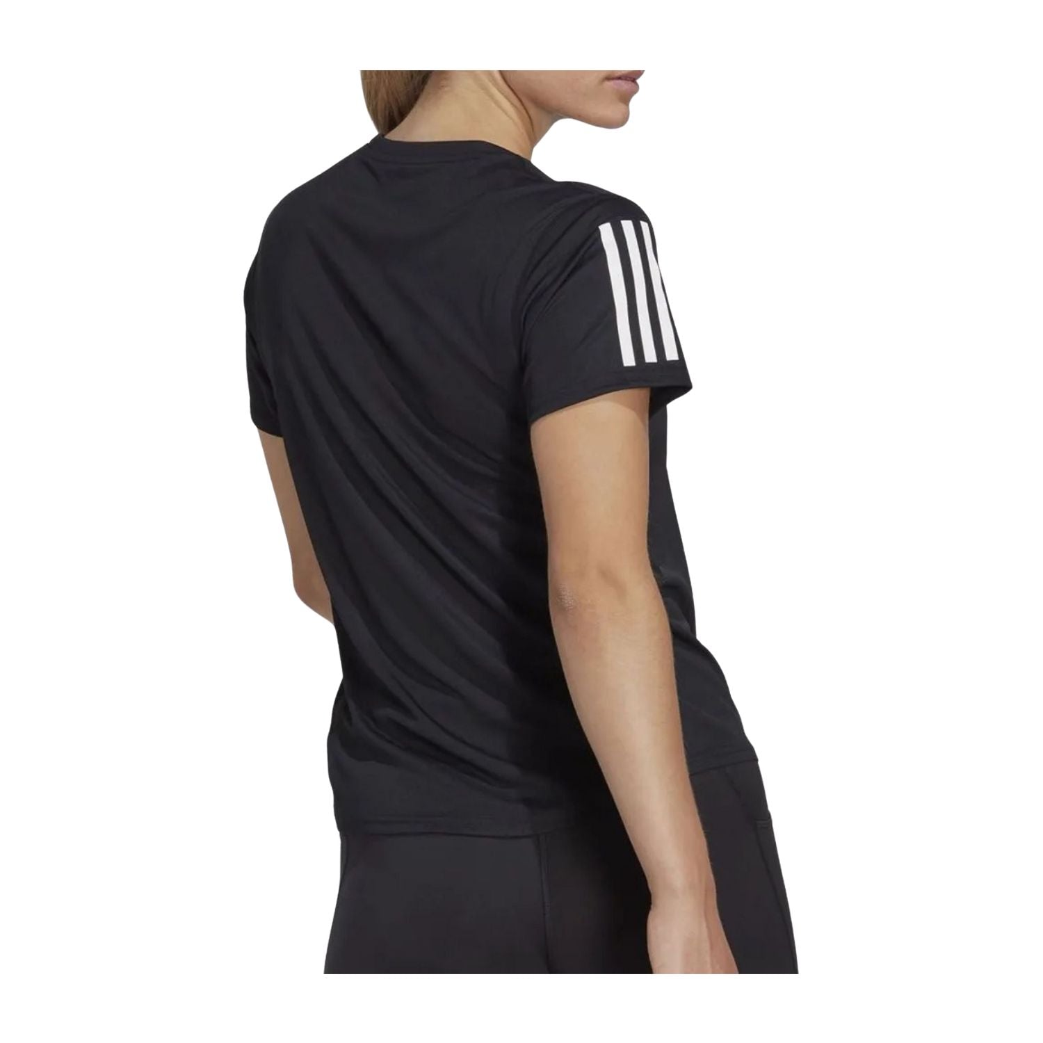 PLAYERA CORRER NEGRO ADIDAS MUJER-3