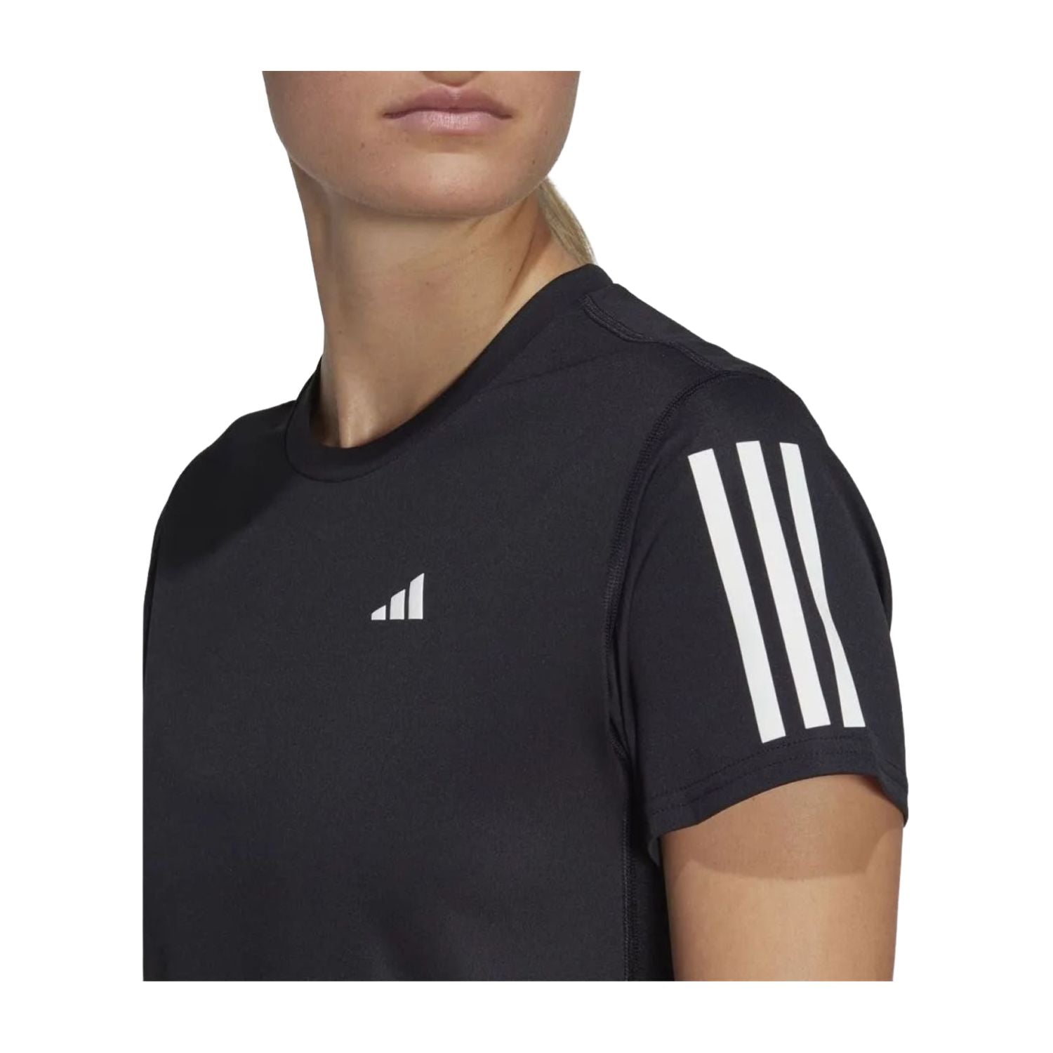 PLAYERA CORRER NEGRO ADIDAS MUJER-4