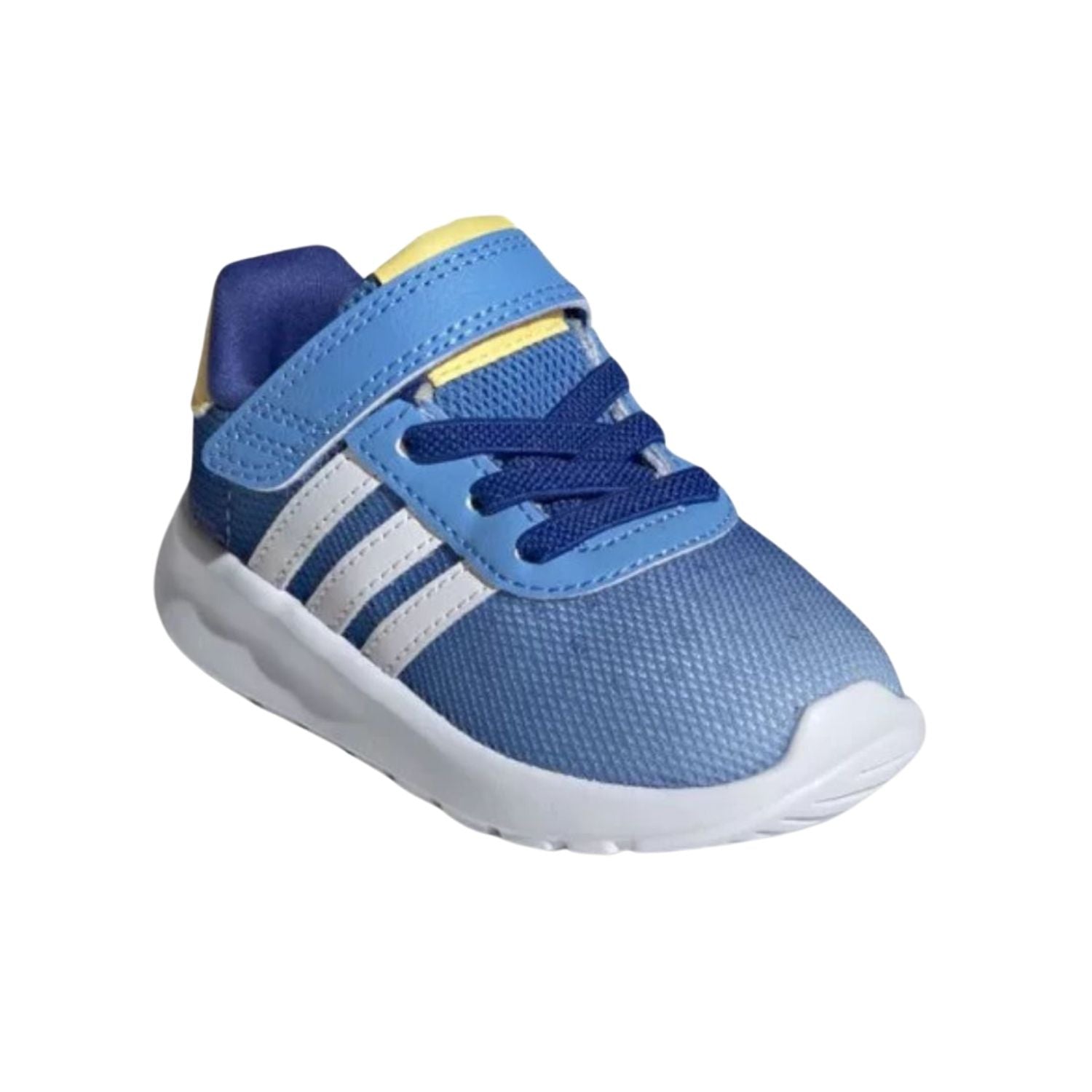 TENIS CASUAL ADIDAS LITE RACER AGUJETAS ELASTICAS NIÑO-3