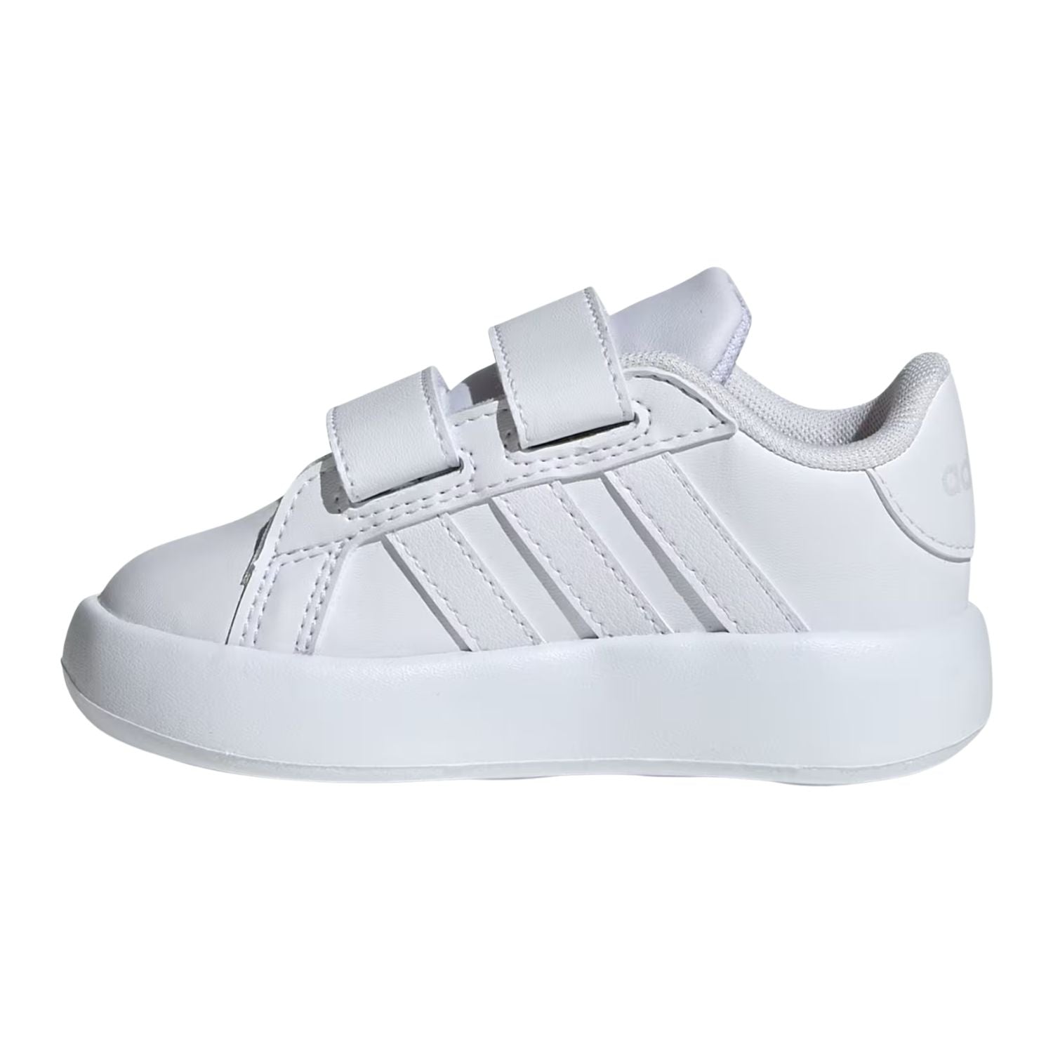 TENIS CASUAL ADIDAS GRANDCOURT 2.0 CON VELCRO NIÑO-2