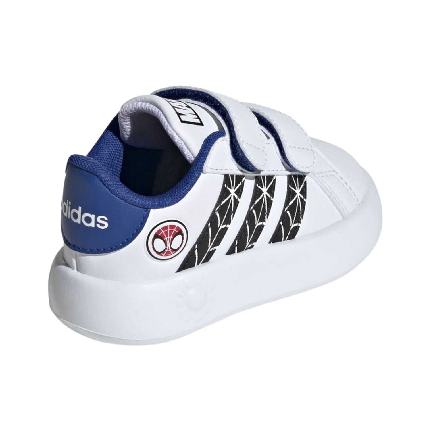 TENIS CASUAL ADIDAS GRAND COURT SPIDERMAN CON VELCRO NIÑO-4