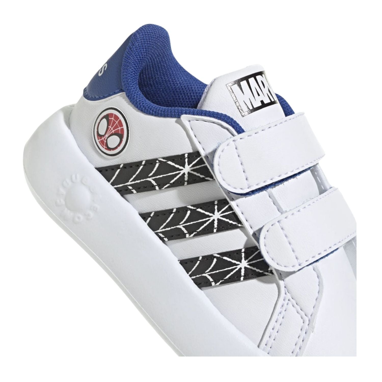 TENIS CASUAL ADIDAS GRAND COURT SPIDERMAN CON VELCRO NIÑO-5