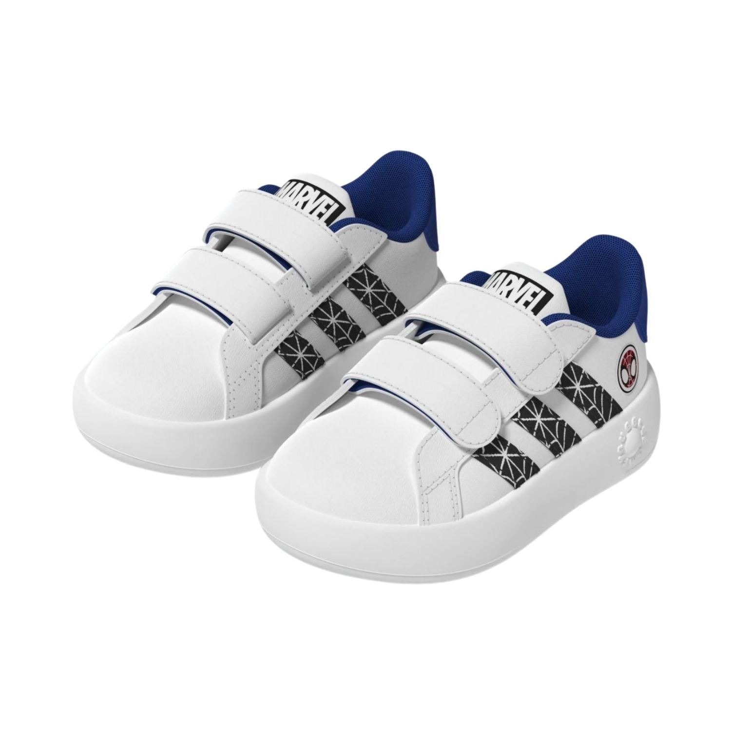 TENIS CASUAL ADIDAS GRAND COURT SPIDERMAN CON VELCRO NIÑO-6